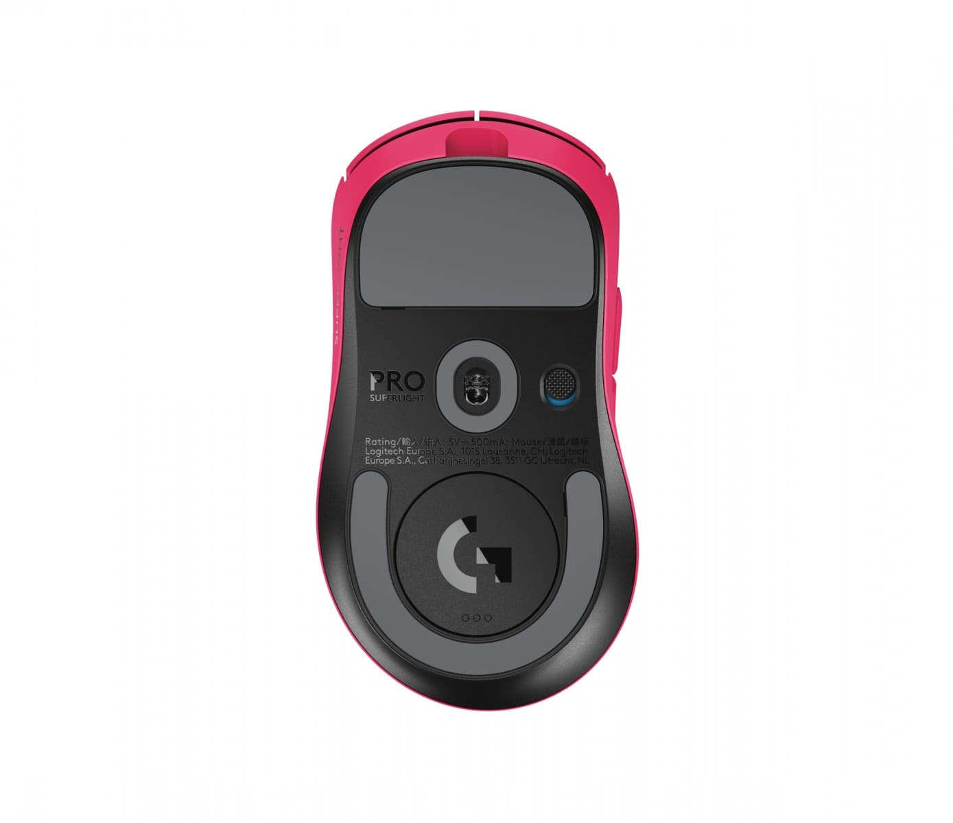 Logitech G PRO X SUPERLIGHT 2 DEX - Rato - ergonómico - para direita - óptico - 5 botões - sem fios, com cabo - 2.4 GHz, USB - rosa, miniatura 3