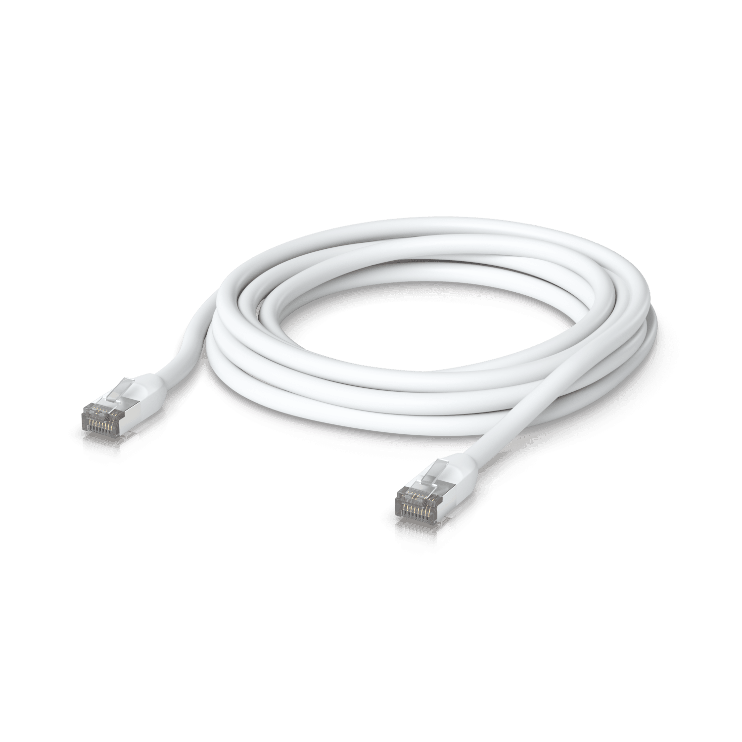 Ubiquiti UniFi - Cabo patch - RJ-45 (M) para RJ-45 (M) - 8 m - 3.5 mm - blindado - CAT 6a - inicializado, exterior, robusto - branco, miniatura 7