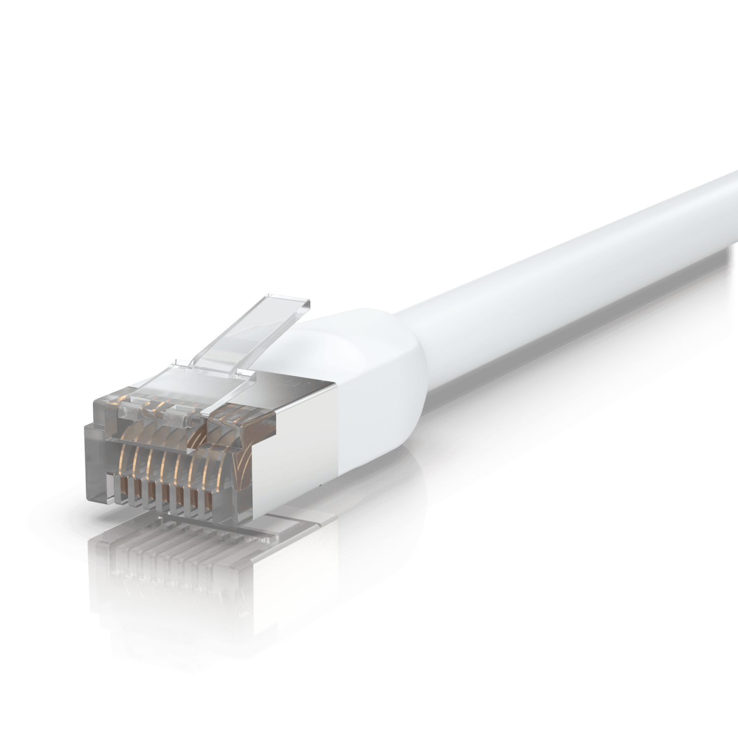 Ubiquiti UniFi - Cabo patch - RJ-45 (M) para RJ-45 (M) - 5 m - 3.5 mm - blindado - CAT 6a - inicializado, exterior, robusto - branco, miniatura 3