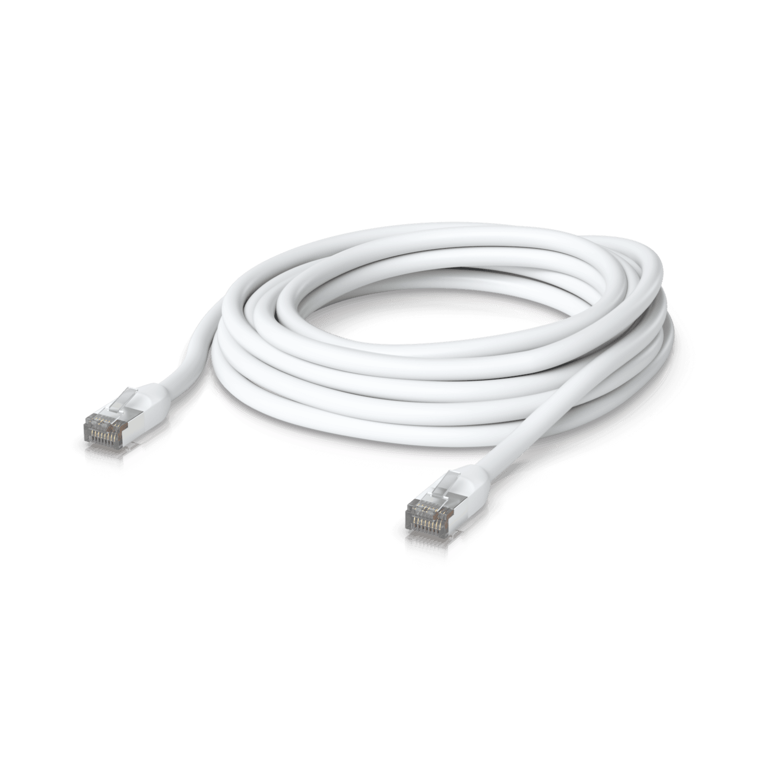 Ubiquiti UniFi - Cabo patch - RJ-45 (M) para RJ-45 (M) - 3 m - 3.5 mm - blindado - CAT 6a - inicializado, exterior, robusto - branco, miniatura 8