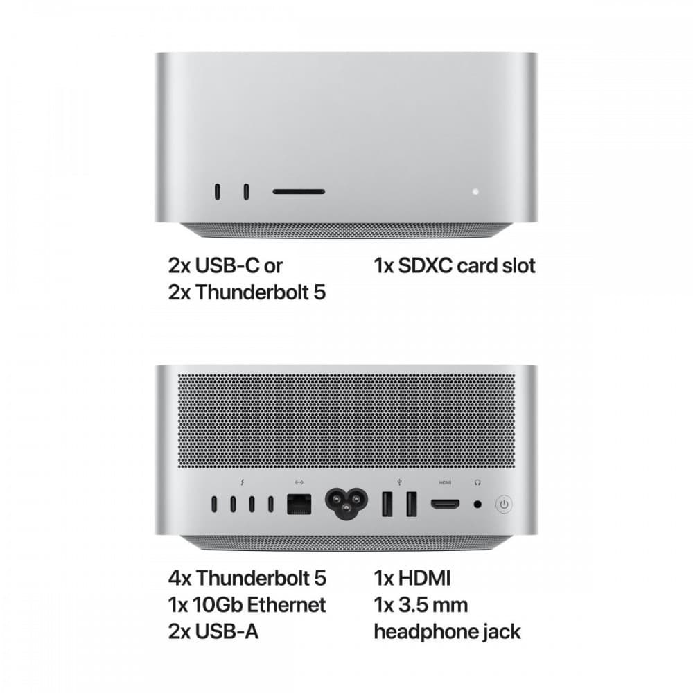 Mac Studio M4 Max 14c CPU/32c GPU 36/512GB, miniatura 3
