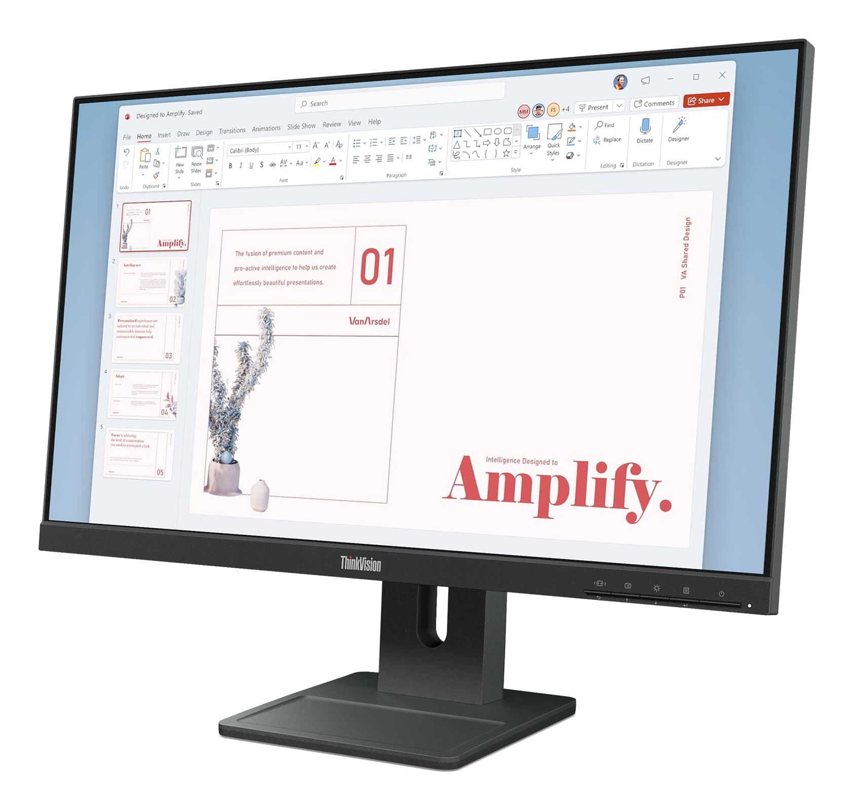 Lenovo ThinkVision E24-40 Monitor, miniatura 2