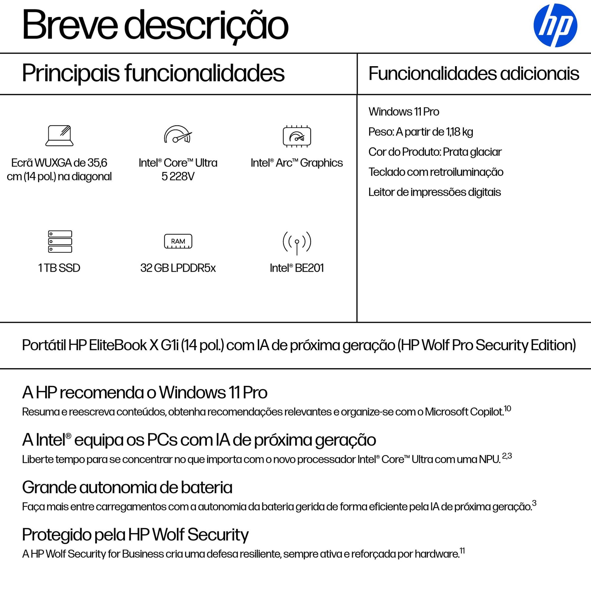 HP EliteBook X G1i 14 inch Notebook Next Gen AI PC Wolf Pro Security Edition, miniatura 4