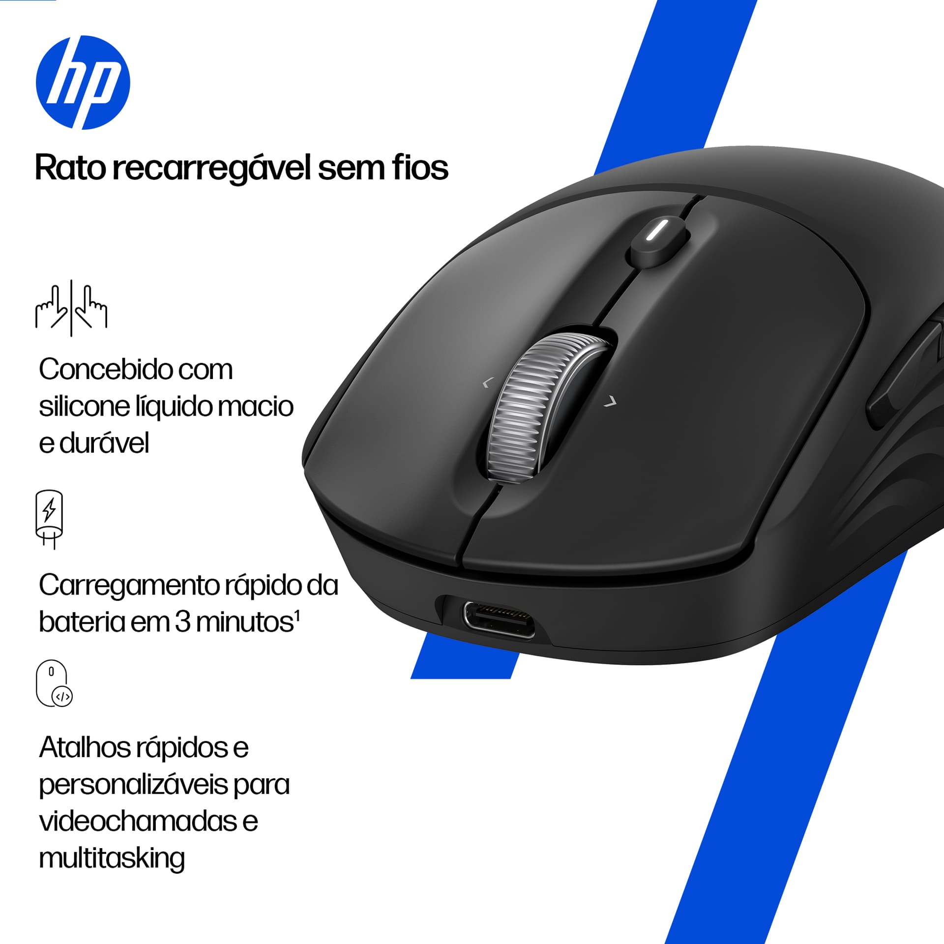 HP Rato recarregável sem fios 705, miniatura 8