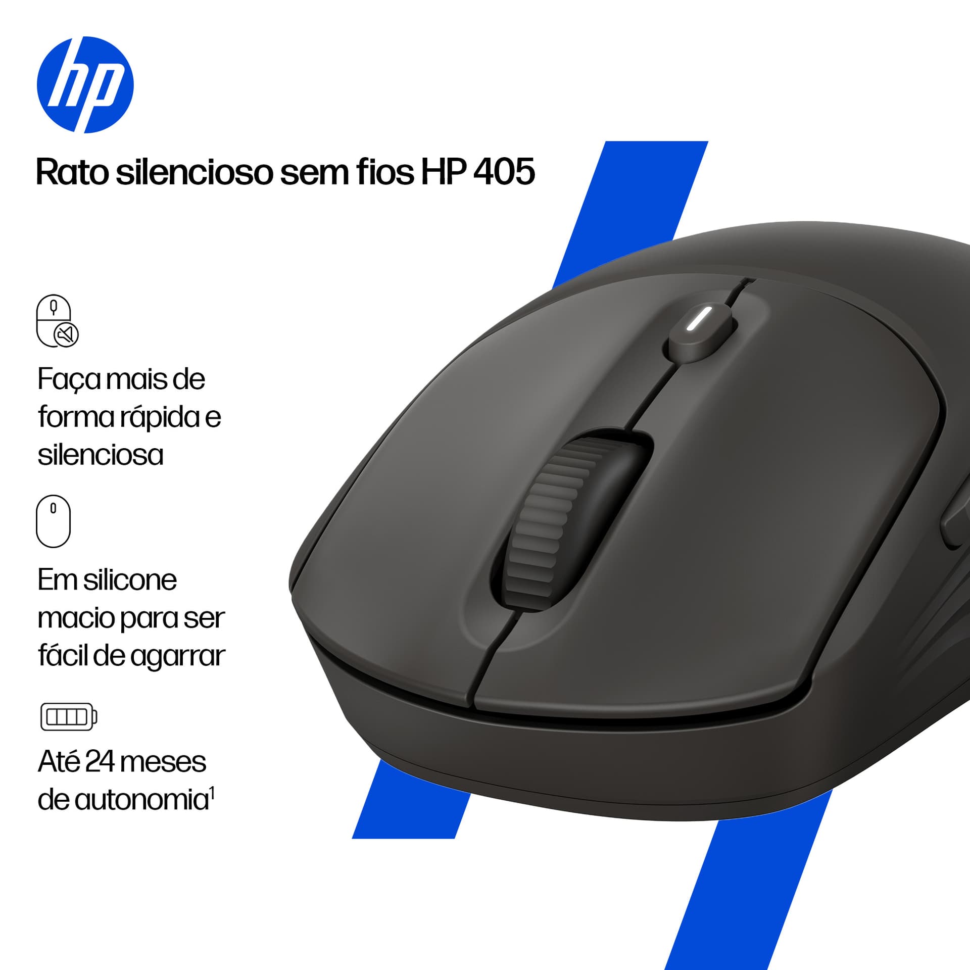 HP 405 Quiet Wireless Mouse, miniatura 6