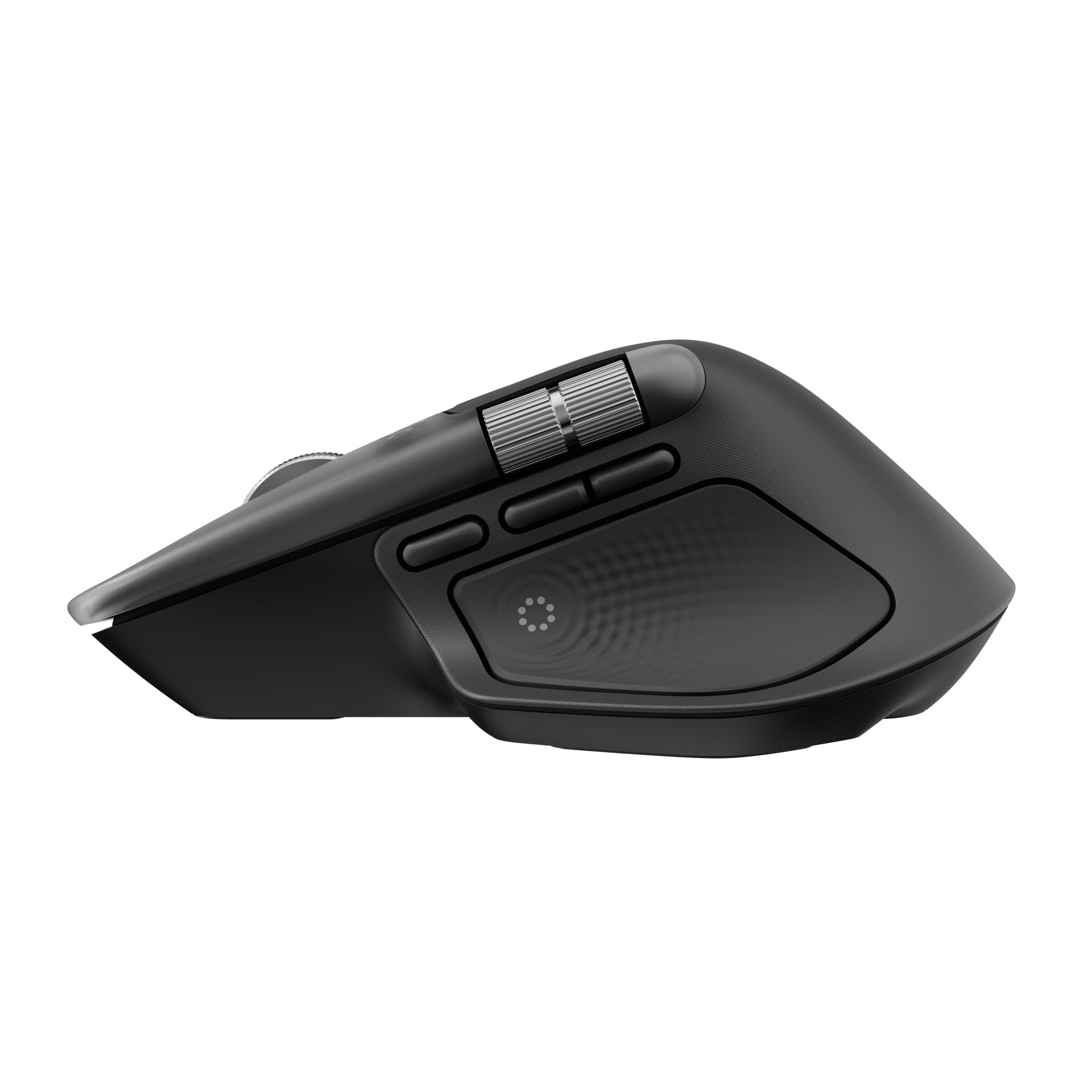 Logitech MX Master 4 for Mac, rato ergonómico com Bluetooth com feedback tátil de desempenho avançado, deslocamento ultrarrápido, carregamento por USB-C , MacOS, iPadOS, Windows - preto sideral, miniatura 3