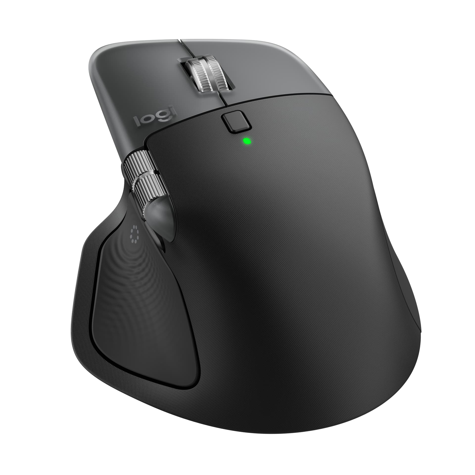 Logitech MX Master 4 for Mac, rato ergonómico com Bluetooth com feedback tátil de desempenho avançado, deslocamento ultrarrápido, carregamento por USB-C , MacOS, iPadOS, Windows - preto sideral, miniatura 4