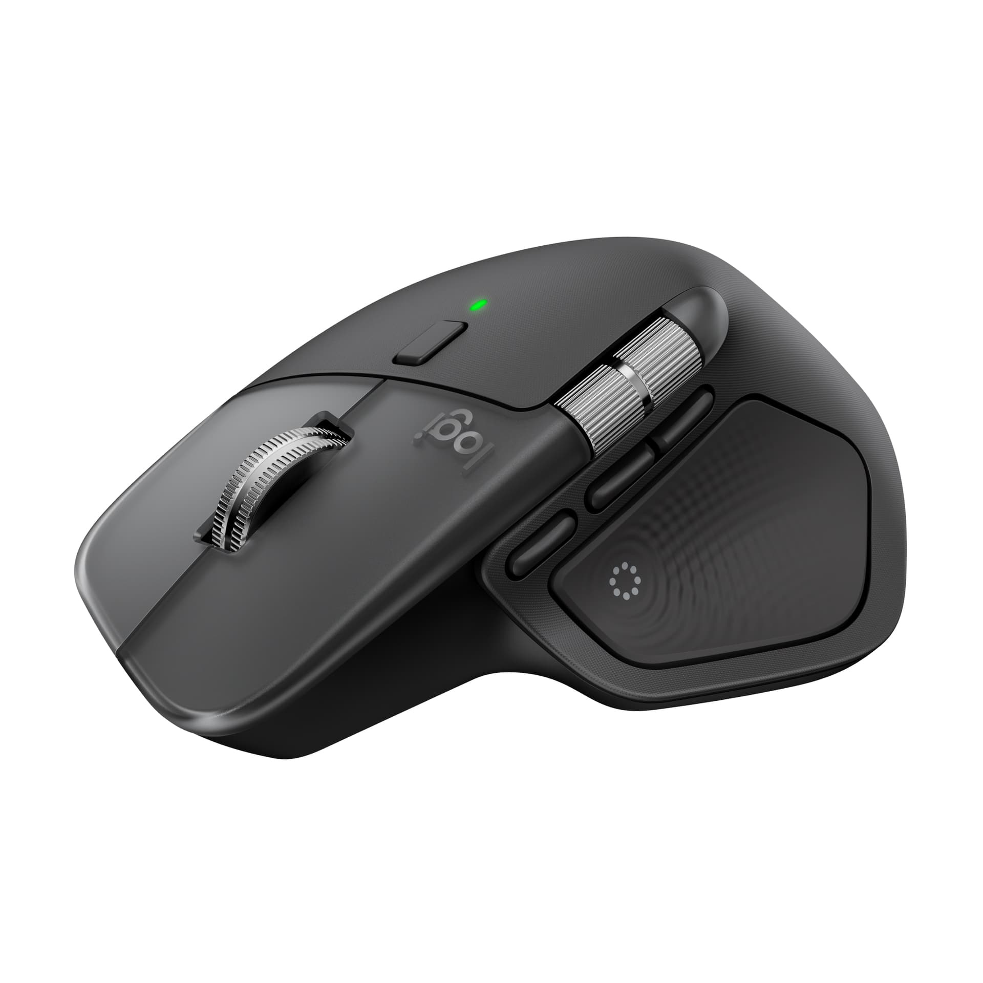 Logitech MX Master 4 for Mac, rato ergonómico com Bluetooth com feedback tátil de desempenho avançado, deslocamento ultrarrápido, carregamento por USB-C , MacOS, iPadOS, Windows - preto sideral, miniatura 6