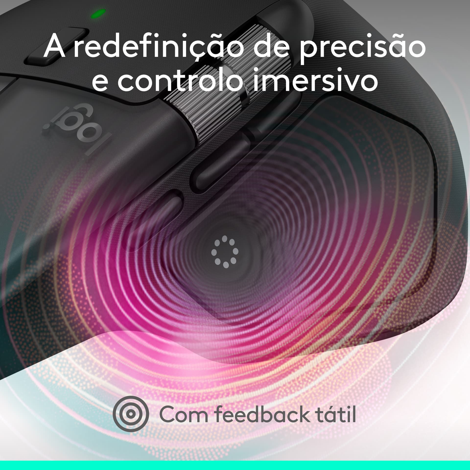 Logitech MX Master 4 for Mac, rato ergonómico com Bluetooth com feedback tátil de desempenho avançado, deslocamento ultrarrápido, carregamento por USB-C , MacOS, iPadOS, Windows - preto sideral, miniatura 7