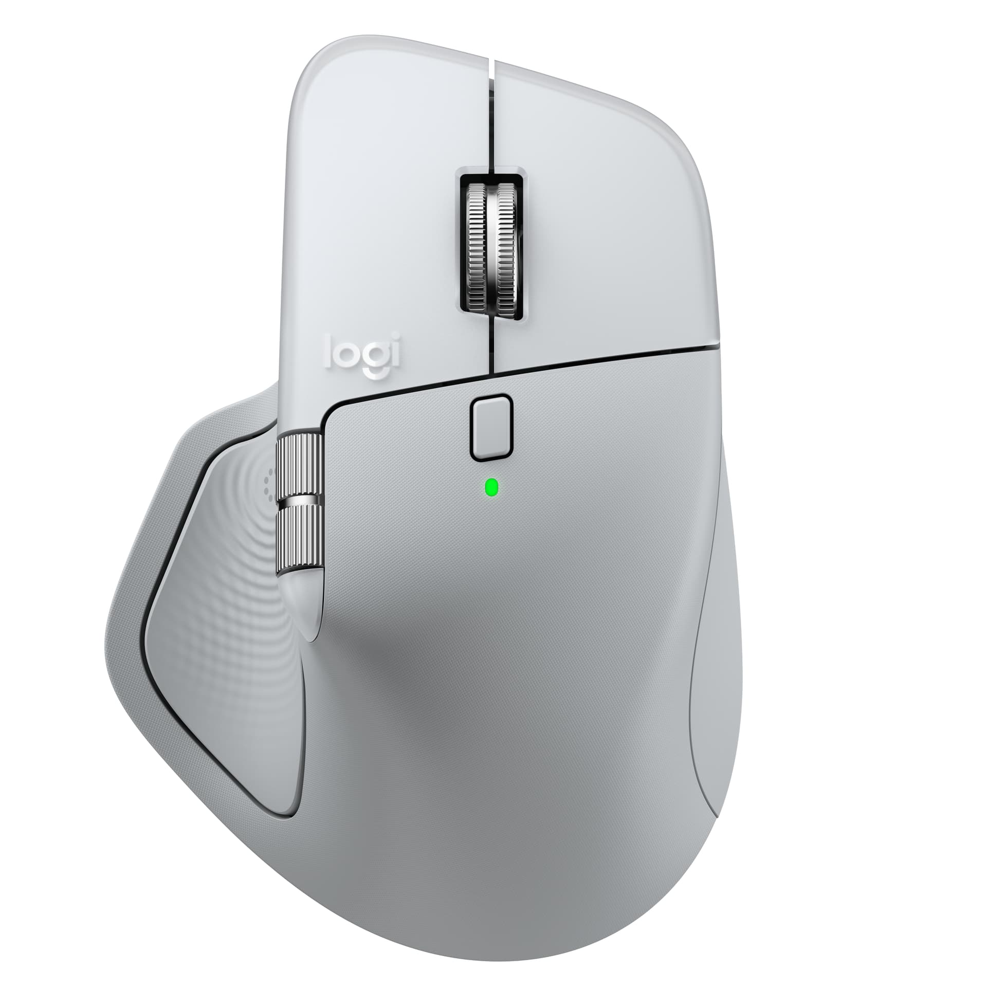 Logitech MX Master 4 for Mac, rato ergonómico com Bluetooth com feedback tátil de desempenho avançado, deslocamento ultrarrápido, carregamento por USB-C , MacOS, iPadOS, Windows - branco prateado, miniatura 6