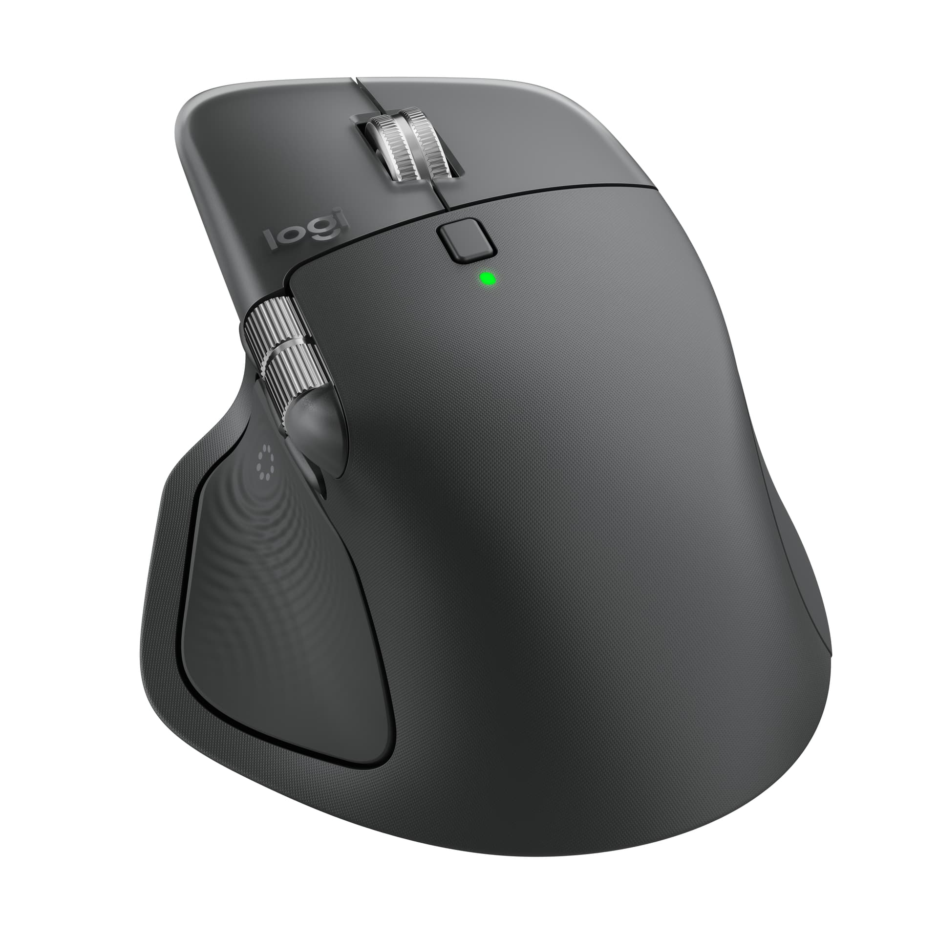 Logitech MX Master 4, rato ergonómico sem fios com feedback tátil de desempenho avançado, deslocamento ultrarrápido, carregamento por USB-C , Bluetooth, Windows, MacOS - cinzento claro, miniatura 5