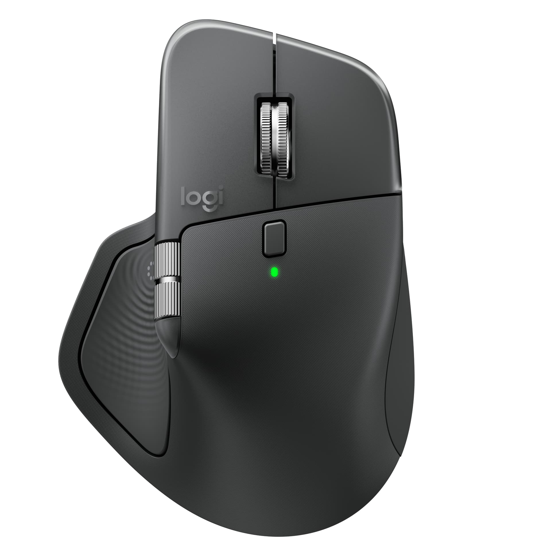 Logitech MX Master 4, rato ergonómico sem fios com feedback tátil de desempenho avançado, deslocamento ultrarrápido, carregamento por USB-C , Bluetooth, Windows, MacOS - cinzento claro, miniatura 6