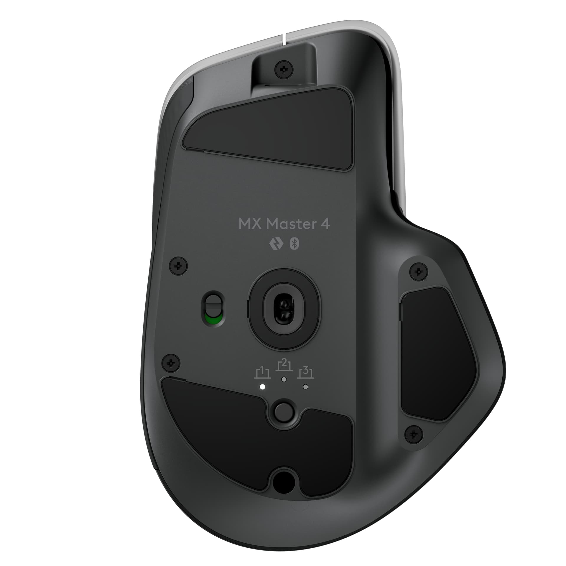 Logitech MX Master 4, rato ergonómico sem fios com feedback tátil de desempenho avançado, deslocamento ultrarrápido, carregamento por USB-C , Bluetooth, Windows, MacOS - cinzento claro, miniatura 7