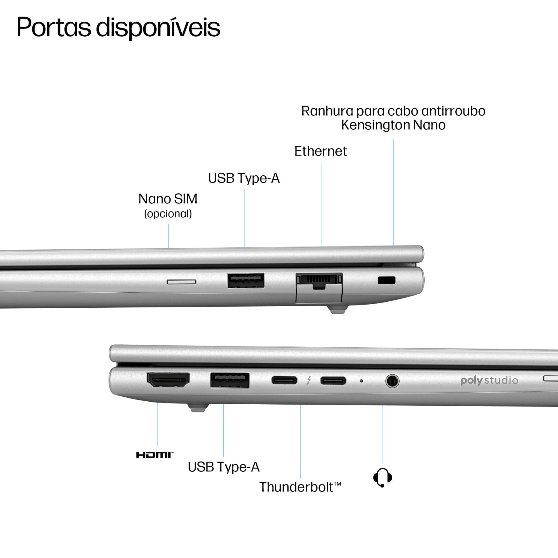 HP EliteBook 6 G1i 13 inch Notebook AI PC, miniatura 5