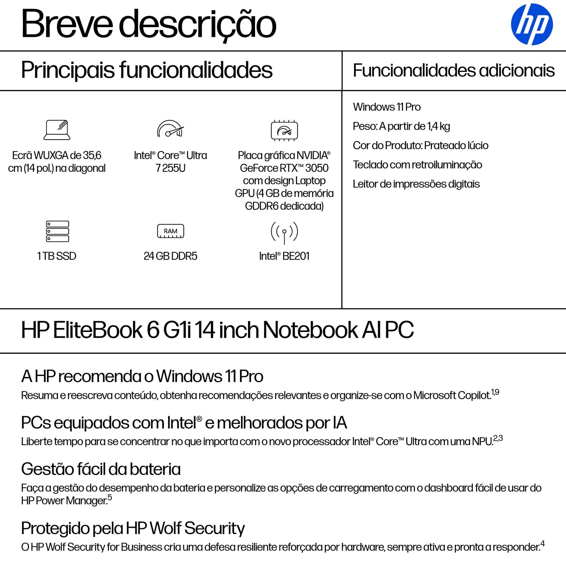 HP EliteBook 6 G1i AI PC, miniatura 4