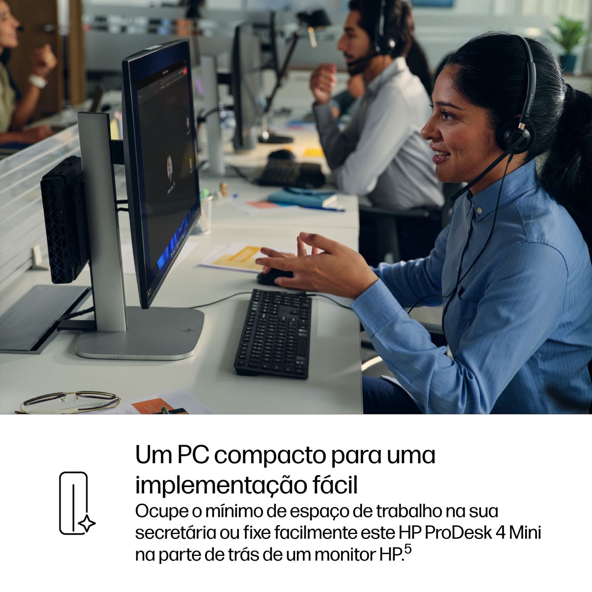 HP ProDesk 4 Mini G1i Desktop AI PC, miniatura 11