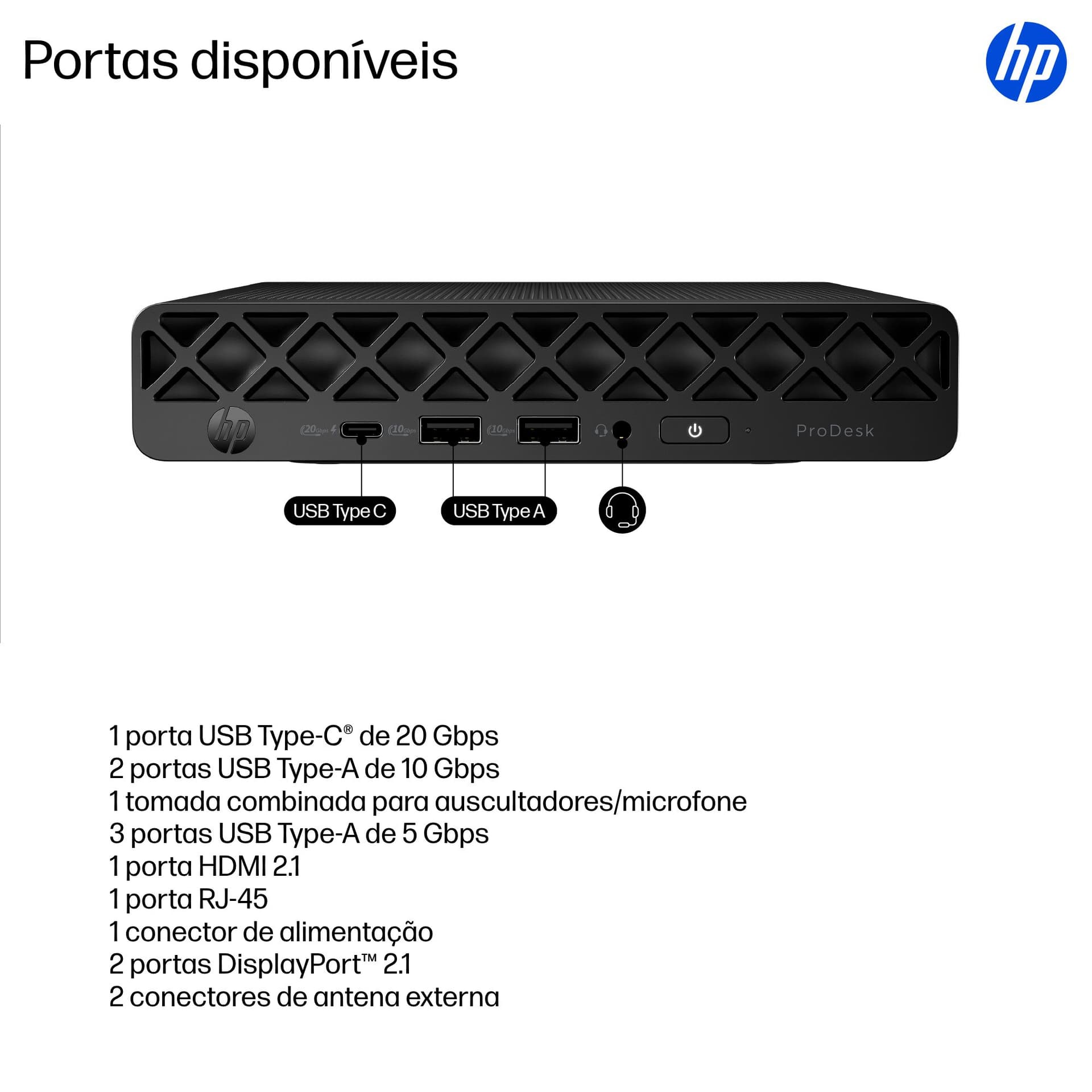 HP ProDesk 4 Mini G1i Desktop AI PC, miniatura 4