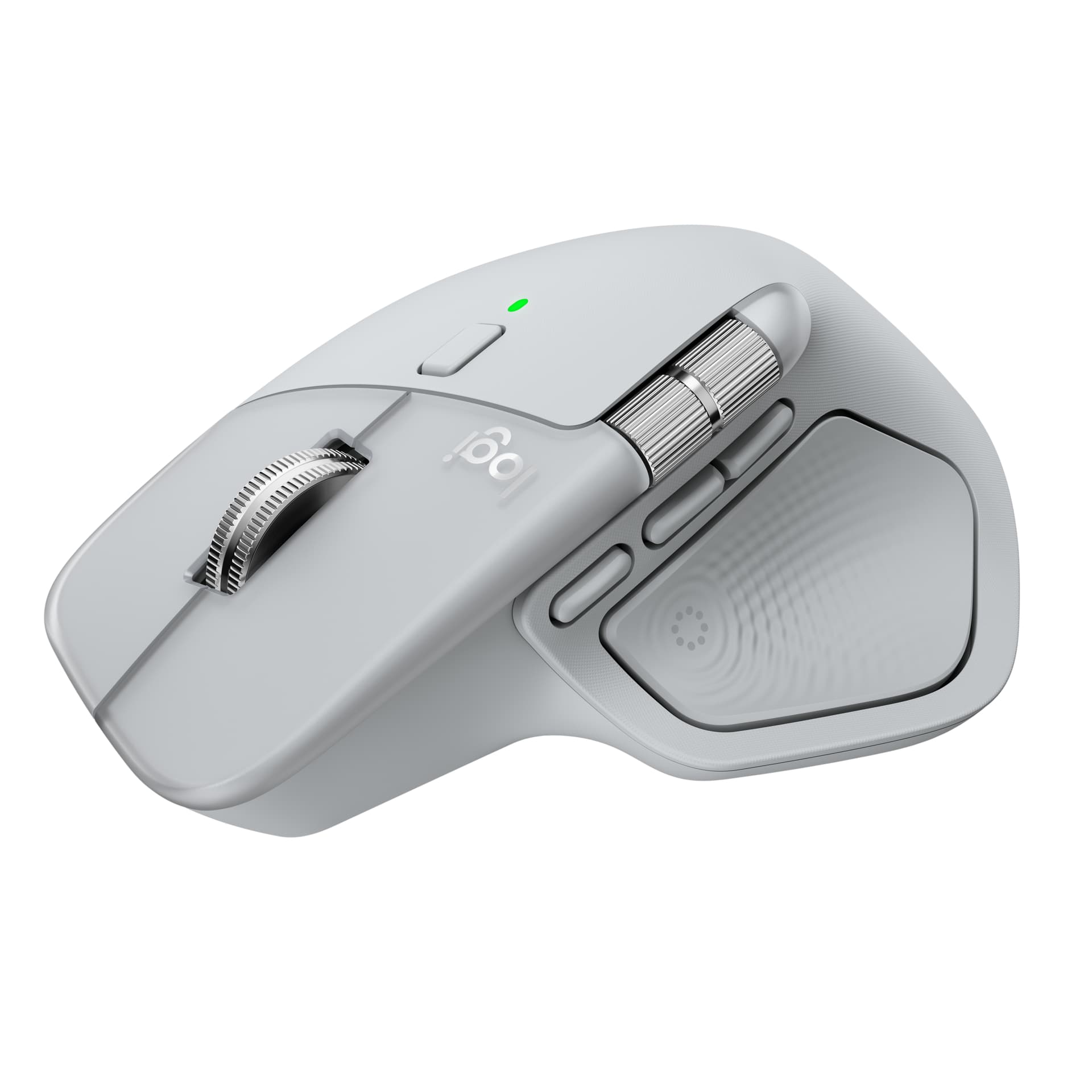Logitech MX Master 4, rato ergonómico sem fios com feedback tátil de desempenho avançado, deslocamento ultrarrápido, carregamento por USB-C , Bluetooth, Windows, MacOS - grafite, miniatura 2