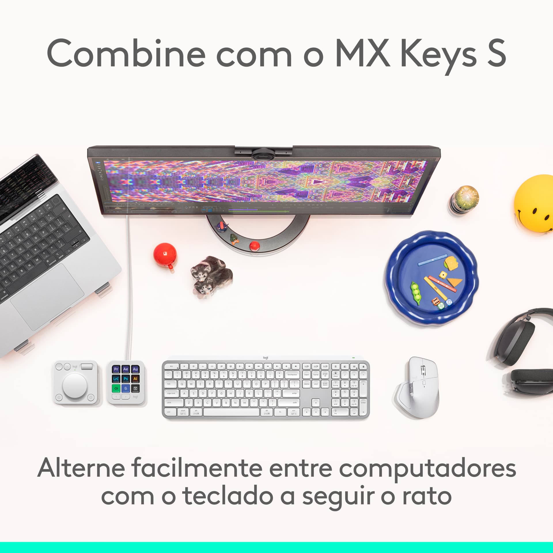 Logitech MX Master 4, rato ergonómico sem fios com feedback tátil de desempenho avançado, deslocamento ultrarrápido, carregamento por USB-C , Bluetooth, Windows, MacOS - grafite, miniatura 15