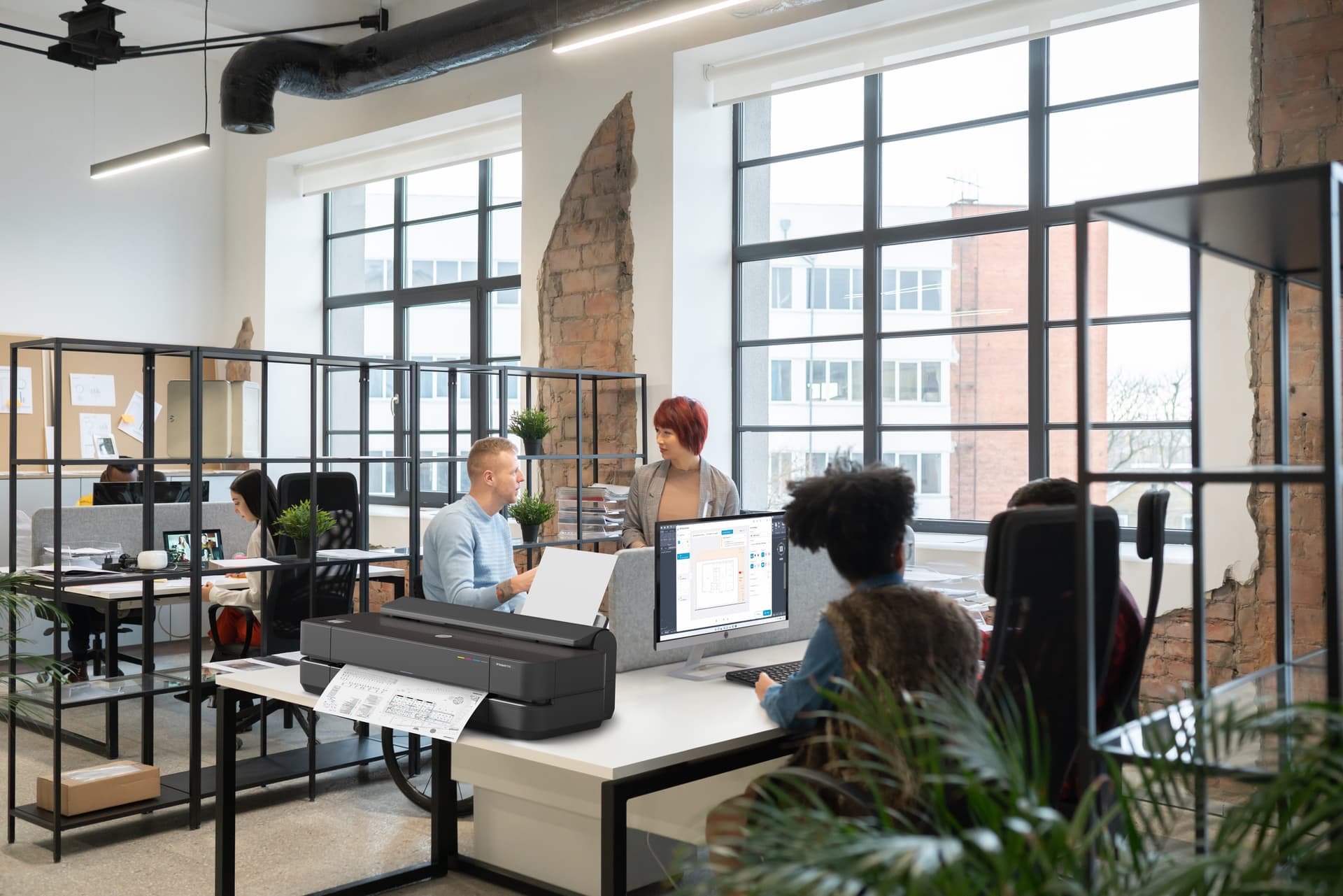 HP Designjet Impressora T870 de 24 polegadas, miniatura 3