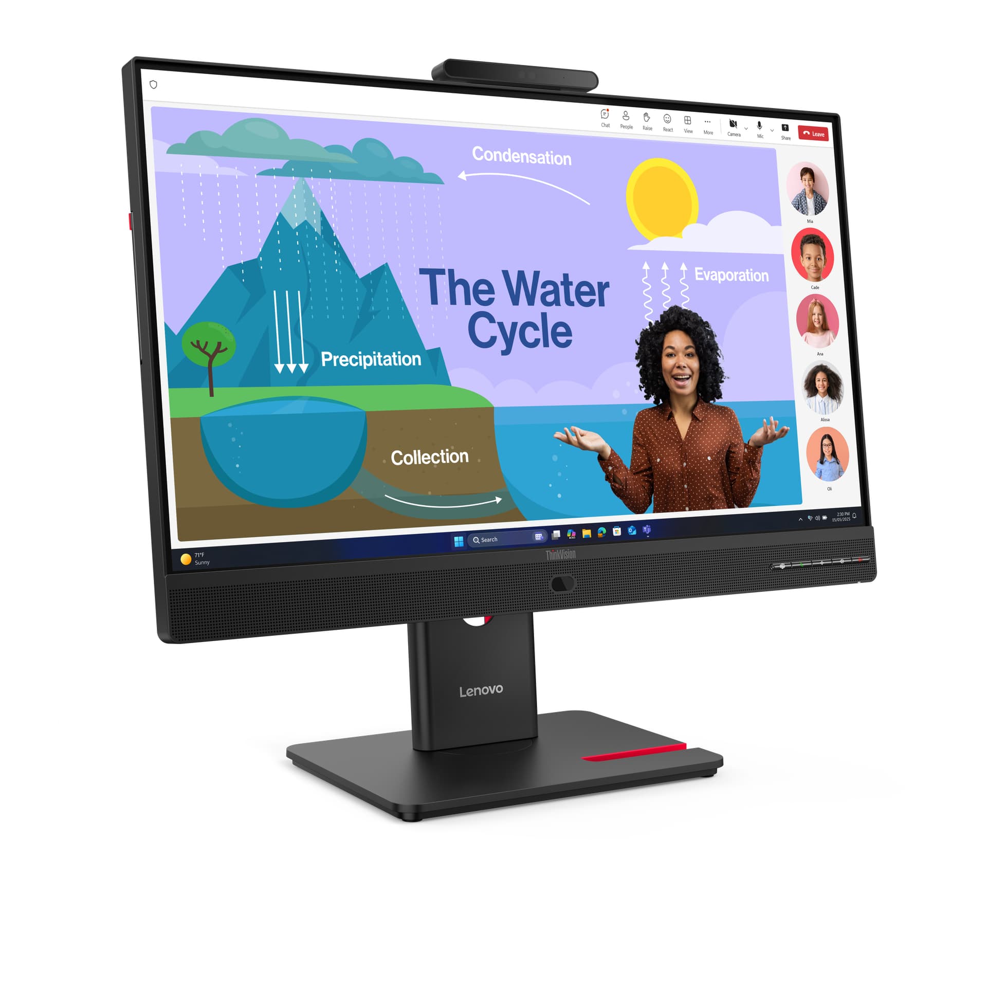 Lenovo ThinkVision T24D-4v Monitor, miniatura 3