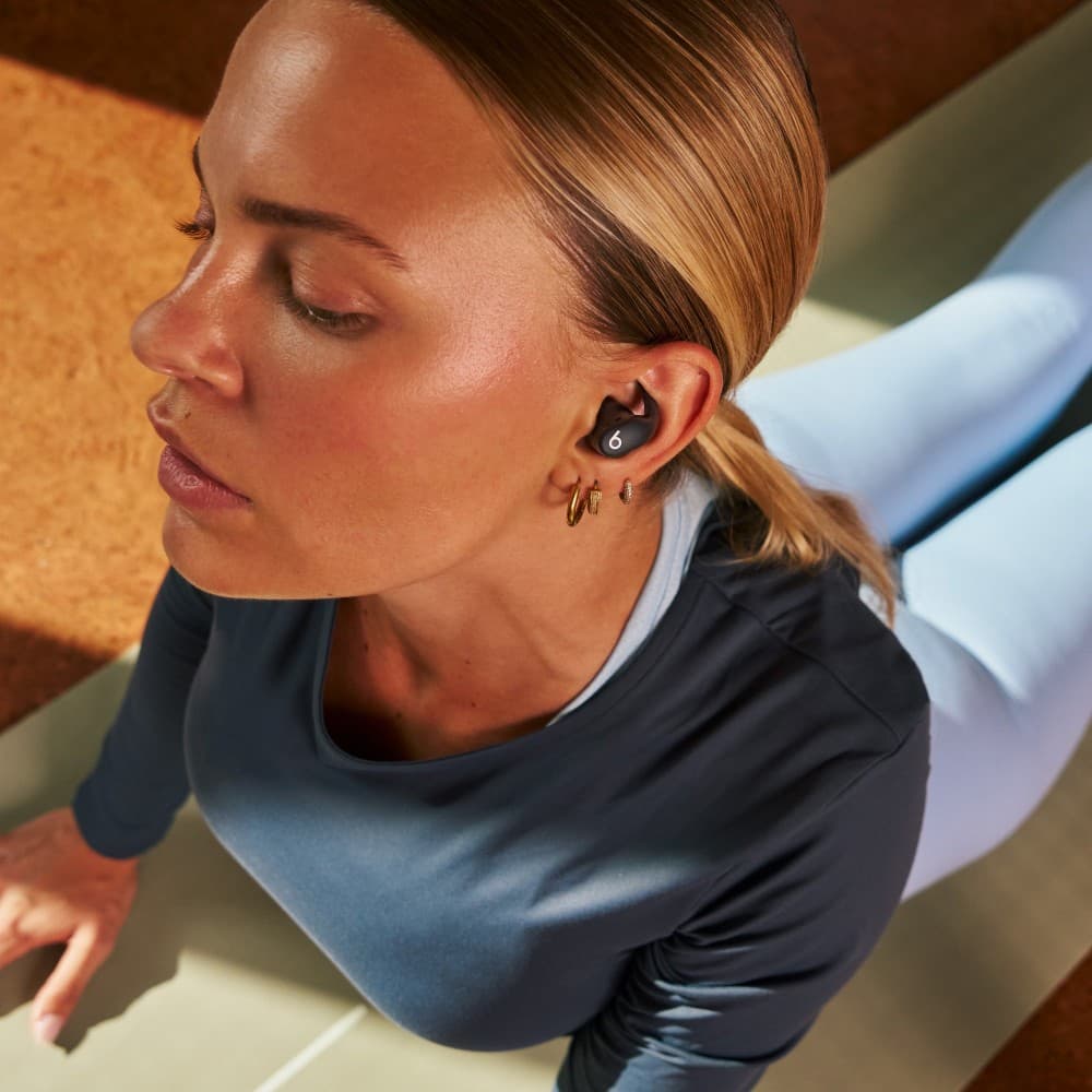 Beats Powerbeats Fit - Auscultadores sem fios com microfonoe - intra-auricular - bluetooth - cancelamento de ruído activo - preto jacto, miniatura 2