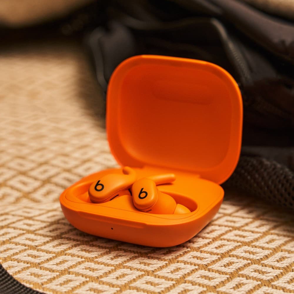 Beats Powerbeats Fit - Auscultadores sem fios com microfonoe - intra-auricular - bluetooth - cancelamento de ruído activo - laranja brilhante, miniatura 4
