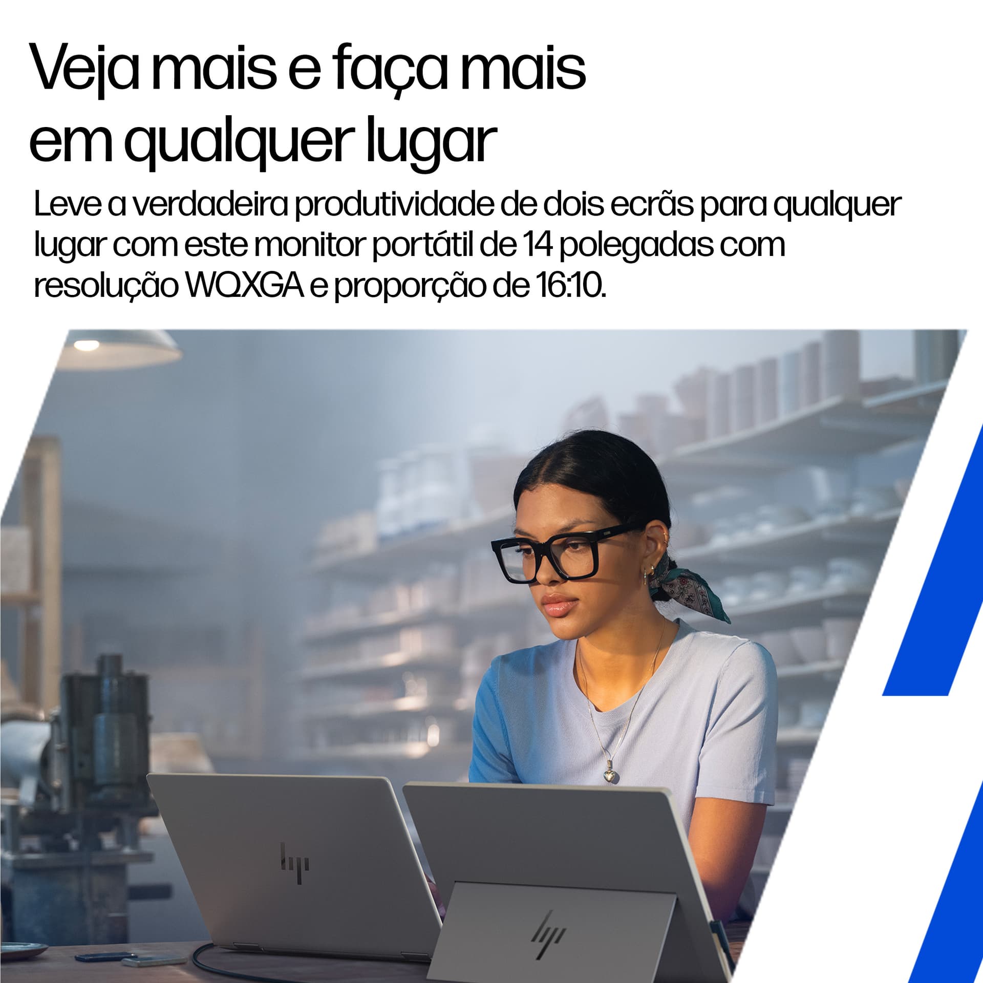 HP Series 5 Pro Monitor portátil WQXGA Série 5 Pro de 14 polegadas - 514pn, miniatura 11