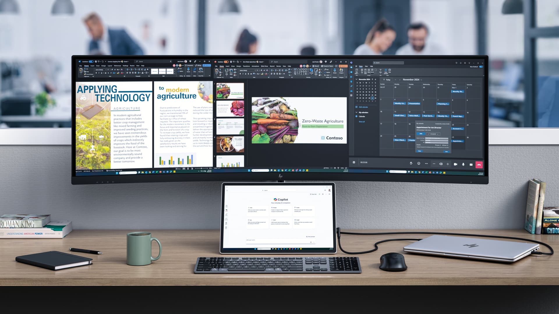 HP Series 5 Pro Monitor portátil WQXGA Série 5 Pro de 14 polegadas - 514pn, miniatura 12