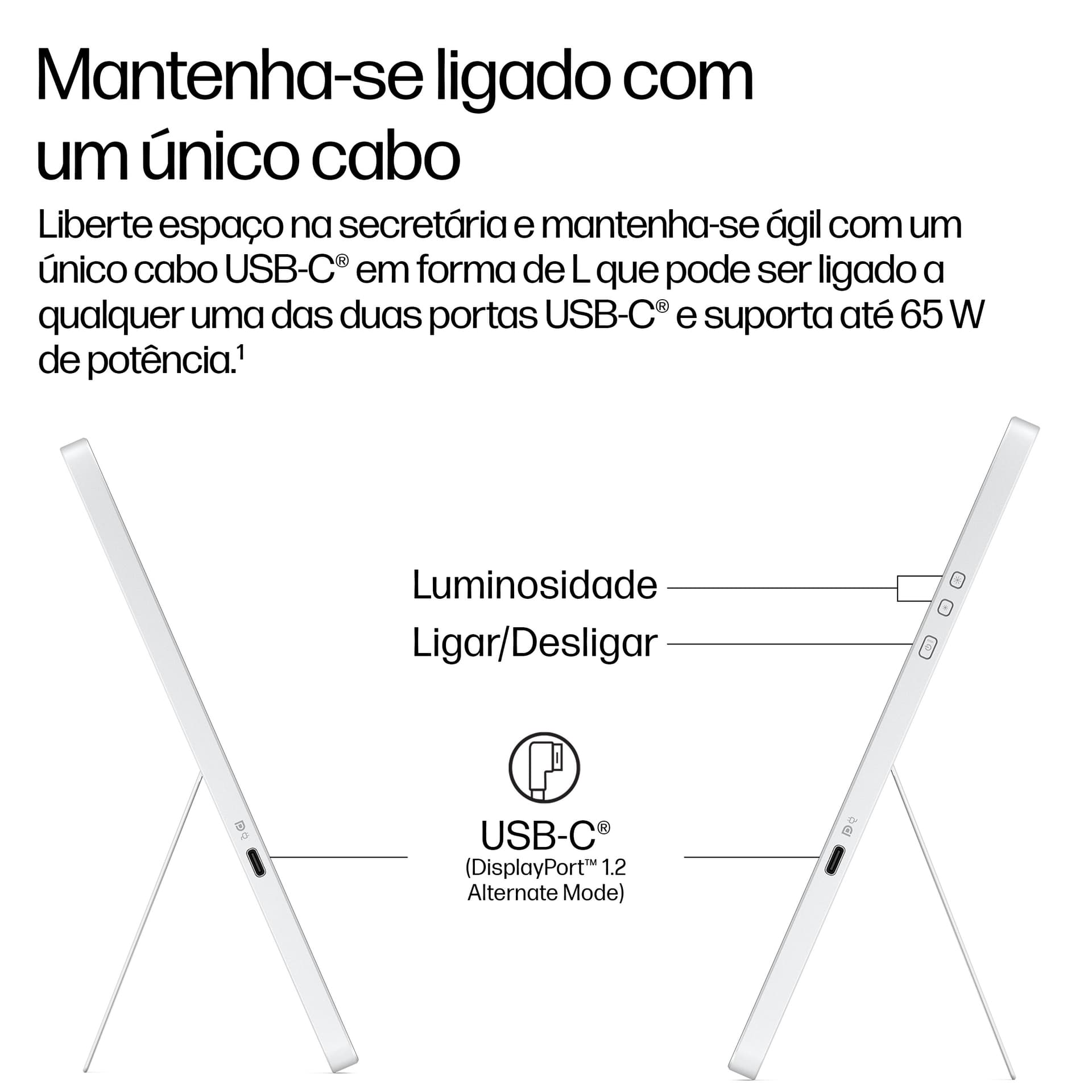 HP Series 5 Pro Monitor portátil WQXGA Série 5 Pro de 14 polegadas - 514pn, miniatura 7