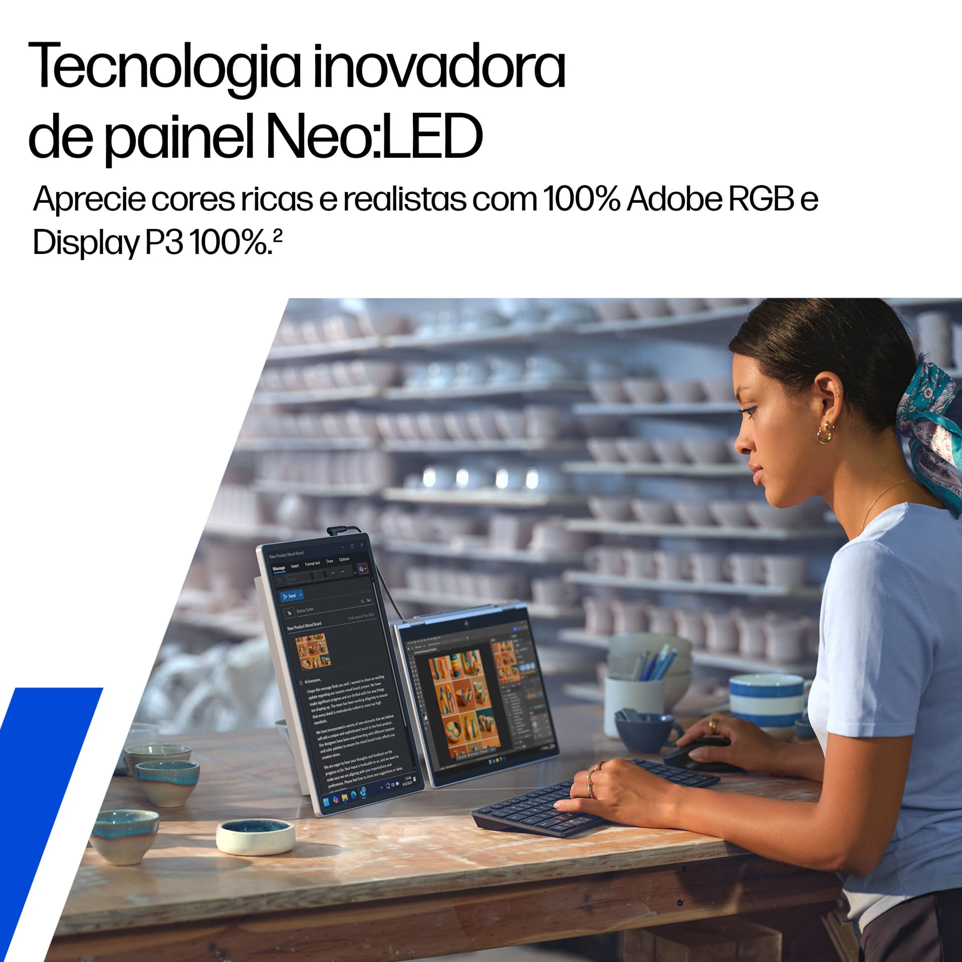 HP Series 5 Pro Monitor portátil WQXGA Série 5 Pro de 14 polegadas - 514pn, miniatura 9