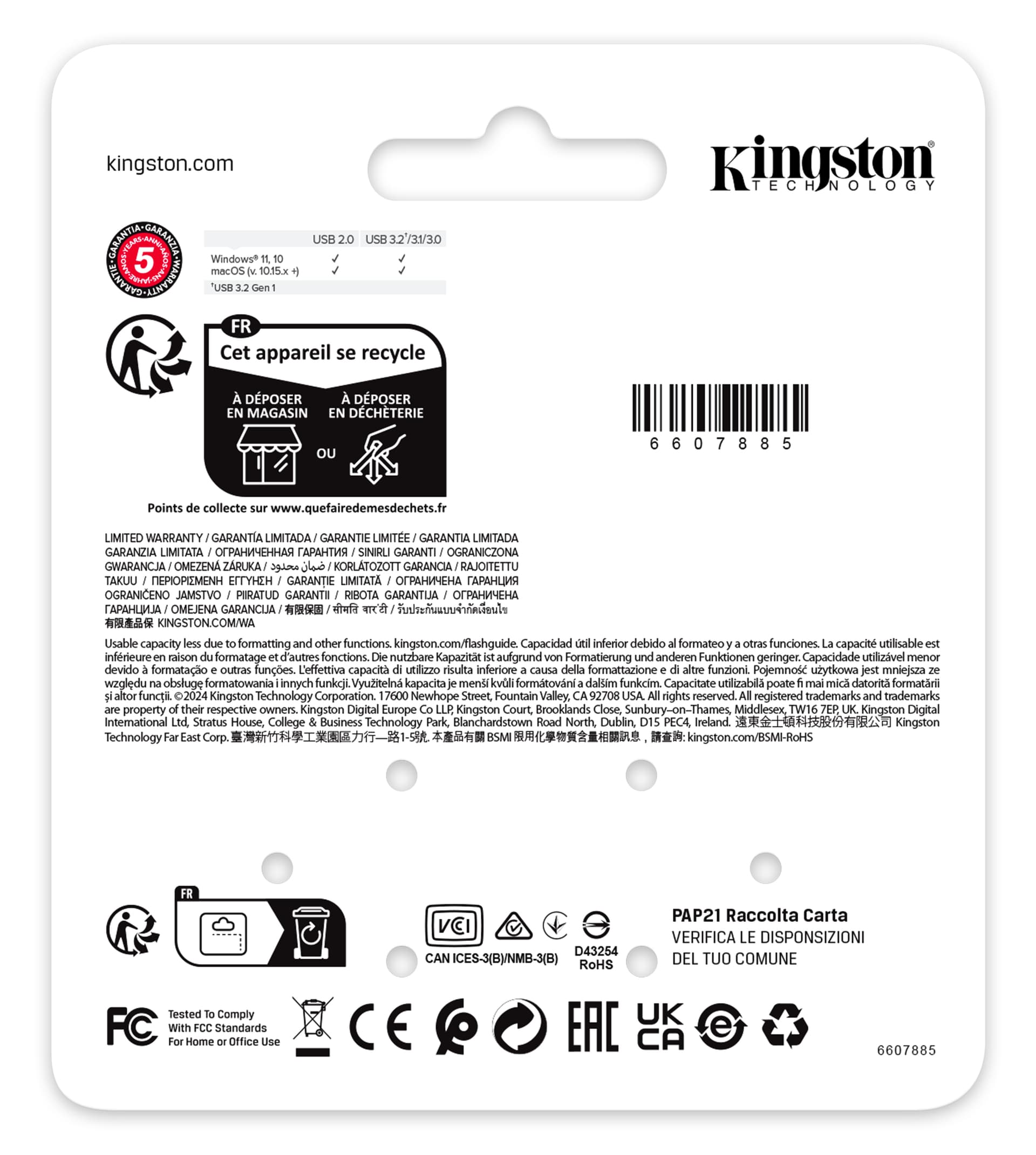 Kingston Technology DataTraveler SE9 G3, miniatura 5