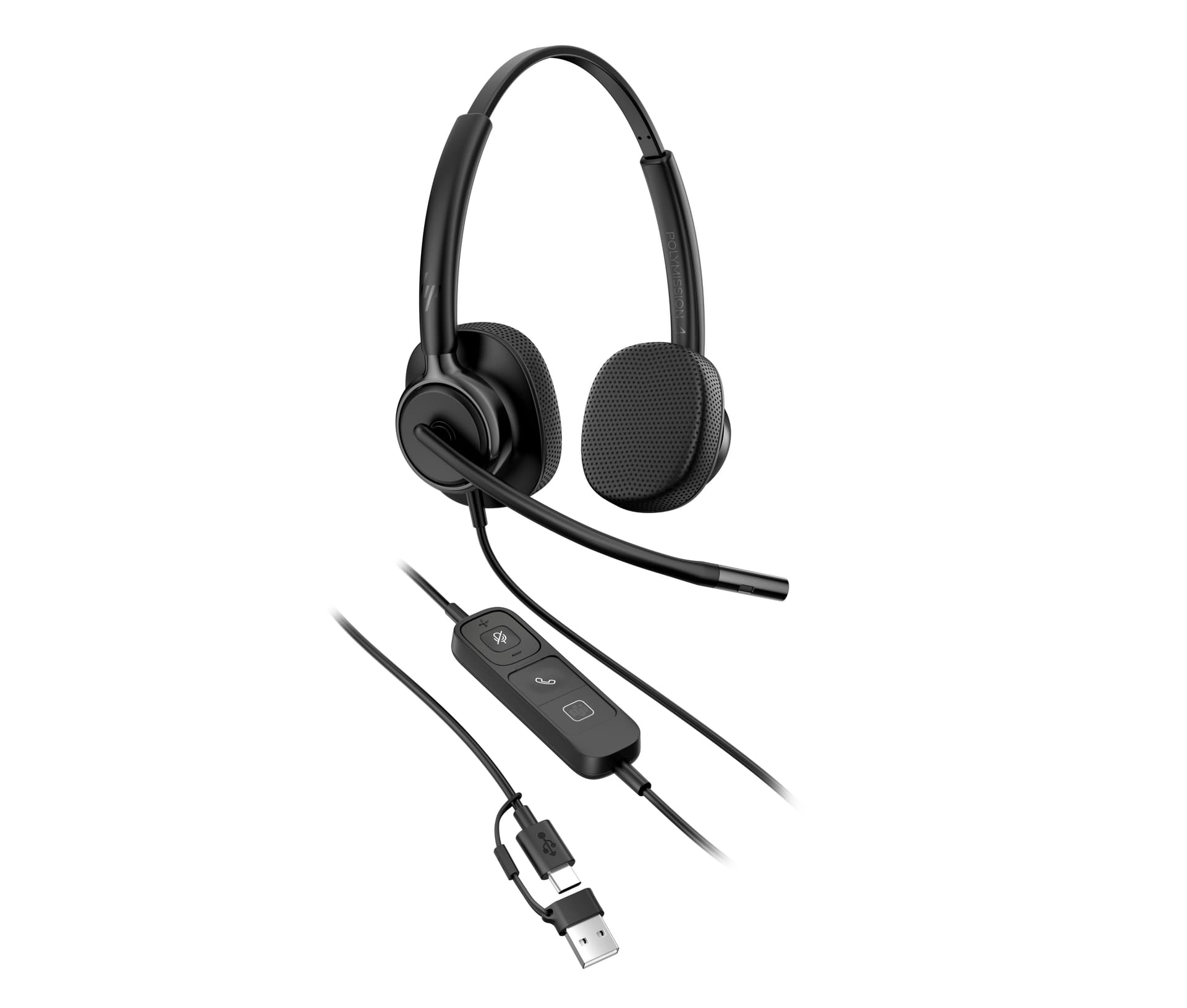 HP Poly Headset estéreo USB com fios Mission 425, miniatura 14