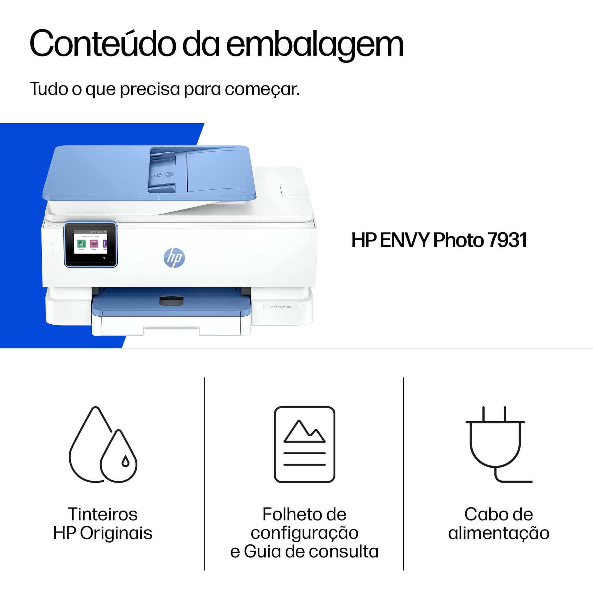 HP ENVY Photo Envy 7931 All-in-One Cor Impressora, miniatura 4