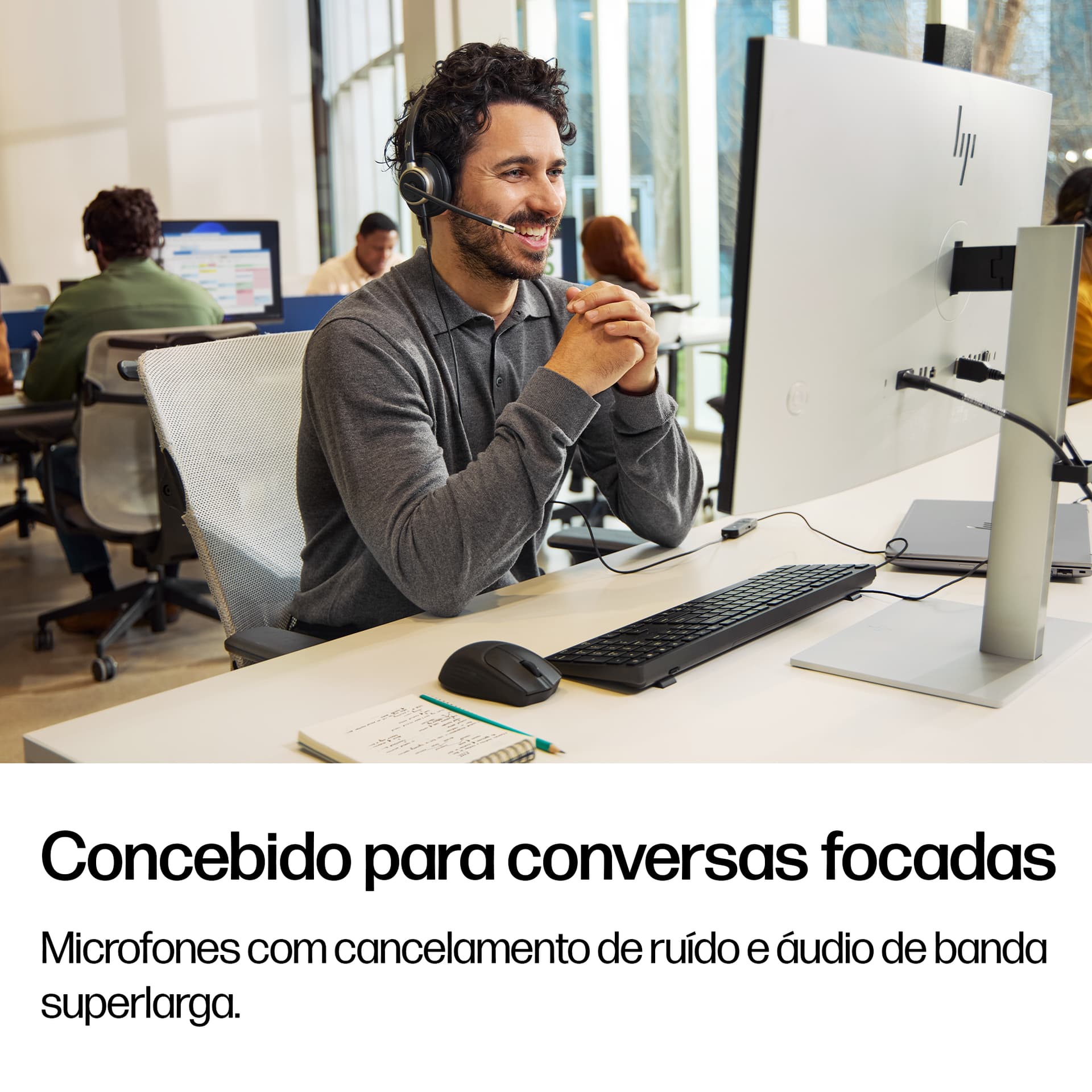 HP Poly Headset monaural USB com fios Mission 615, miniatura 5