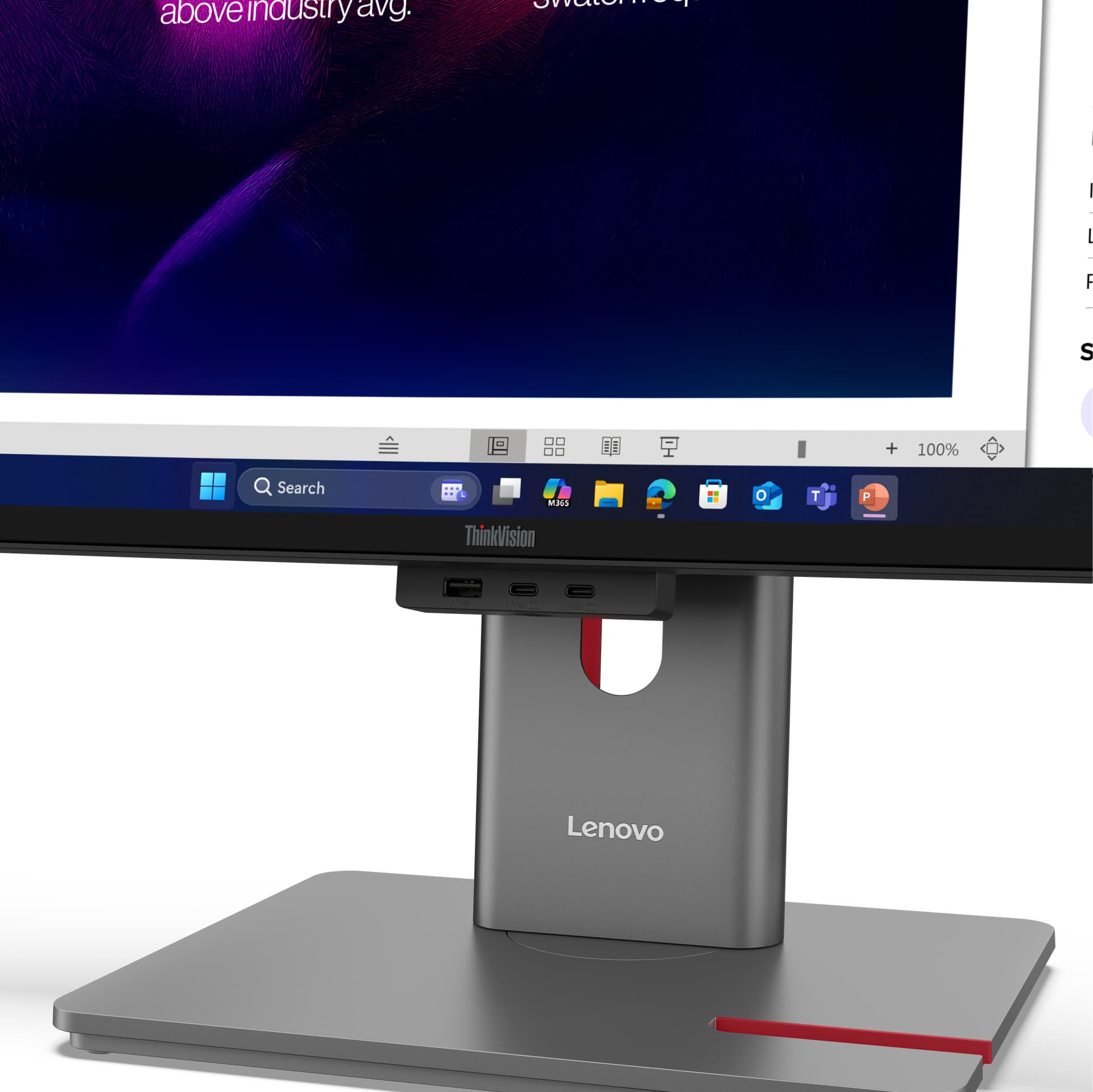 Lenovo ThinkVision P40WD-40 Monitor, miniatura 10