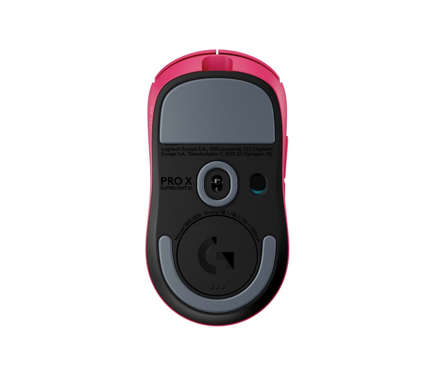 Logitech G PRO X SUPERLIGHT 2C - Rato - 5 botões - sem fios, com cabo - 2.4 GHz, USB - rosa, miniatura 2