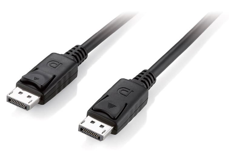 EQUIP CABO DISPLAYPORT 1.2 4K/60HZ M/M 1MT PRETO, miniatura 2