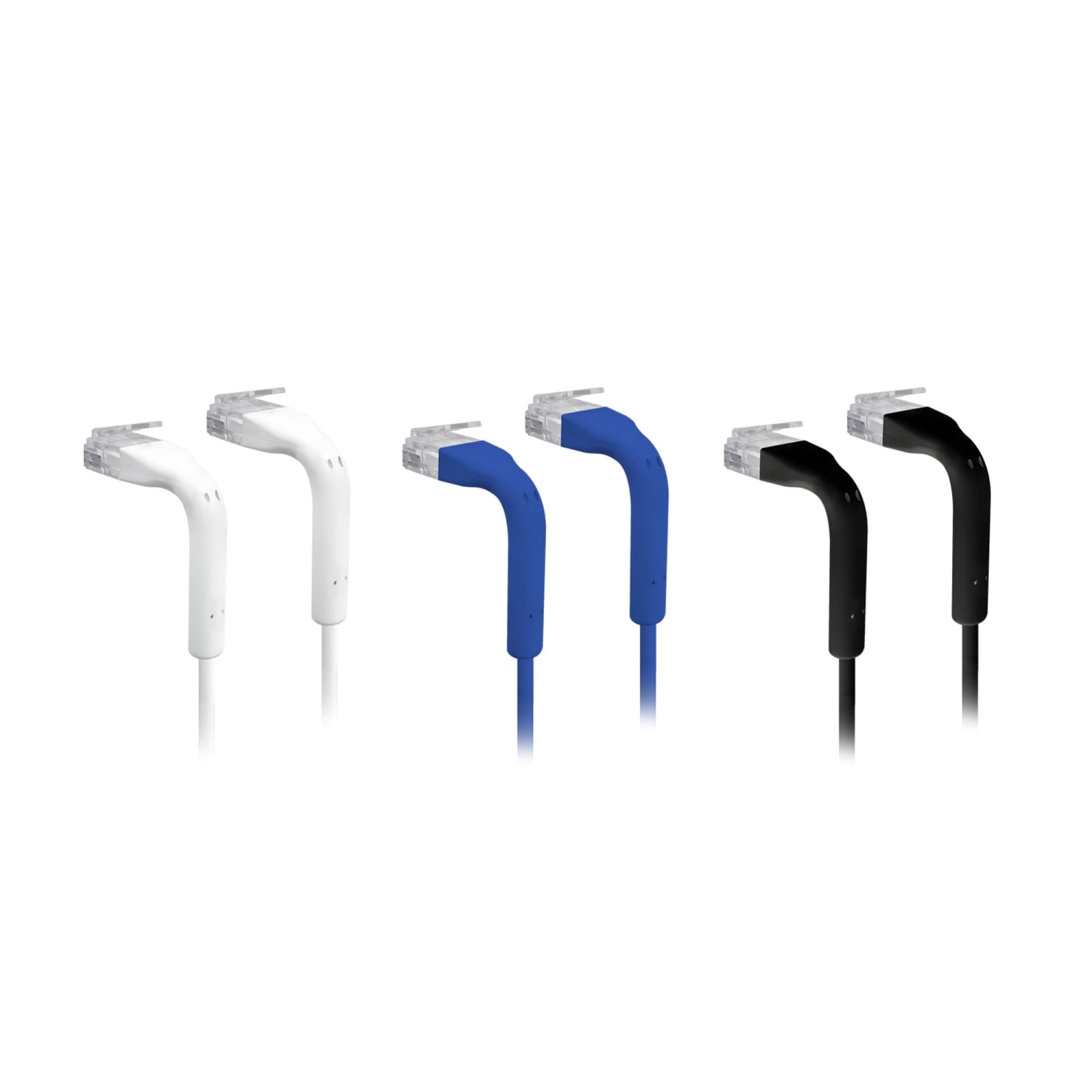 UBIQUITI PATCH CABLE WITH BENDABLE BOOTED RJ45, 0.1M, BLUE, miniatura 1