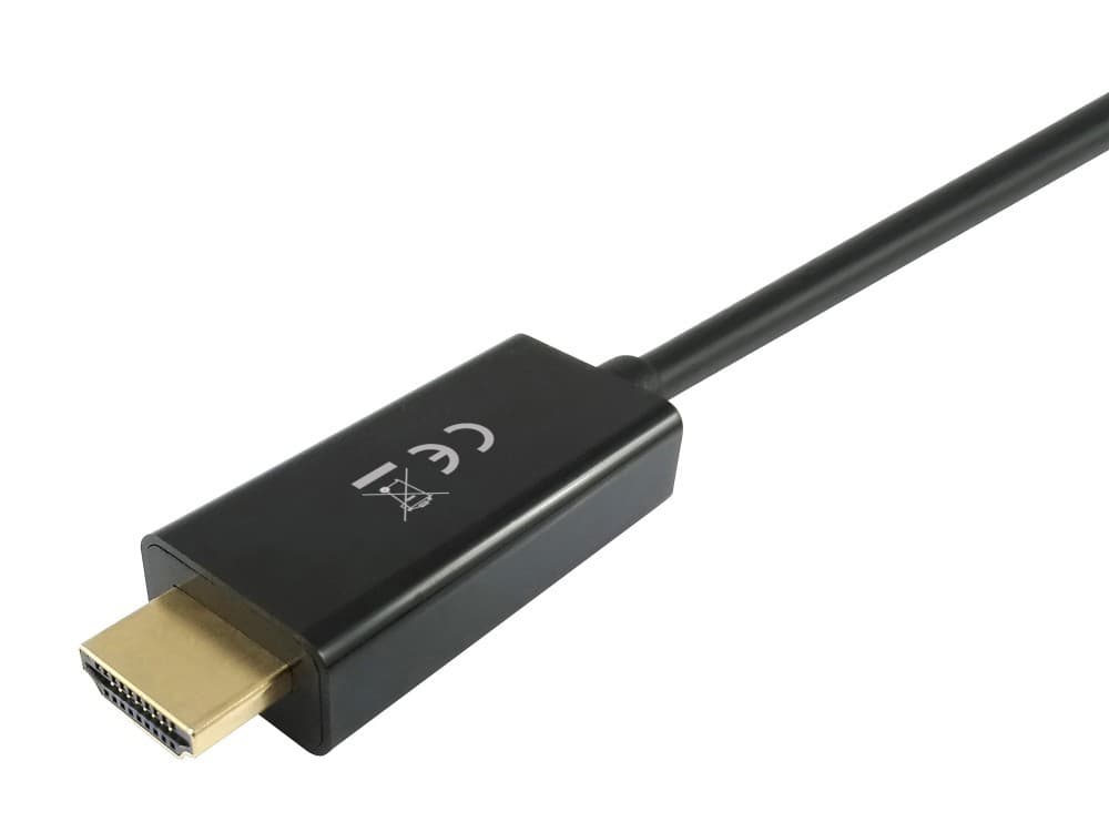 EQUIP CABO DISPLAYPORT HDMI 2MT PRETO, miniatura 2