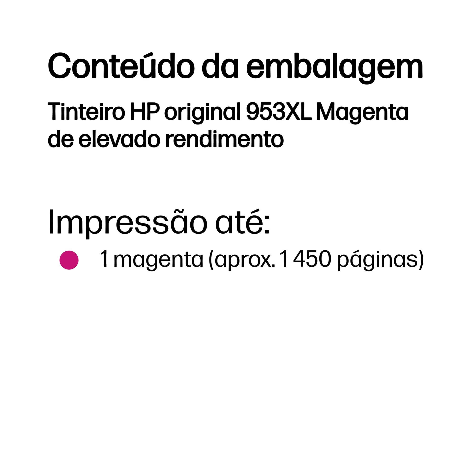 HP Tinteiro original 953XL Magenta de elevado rendimento, miniatura 3