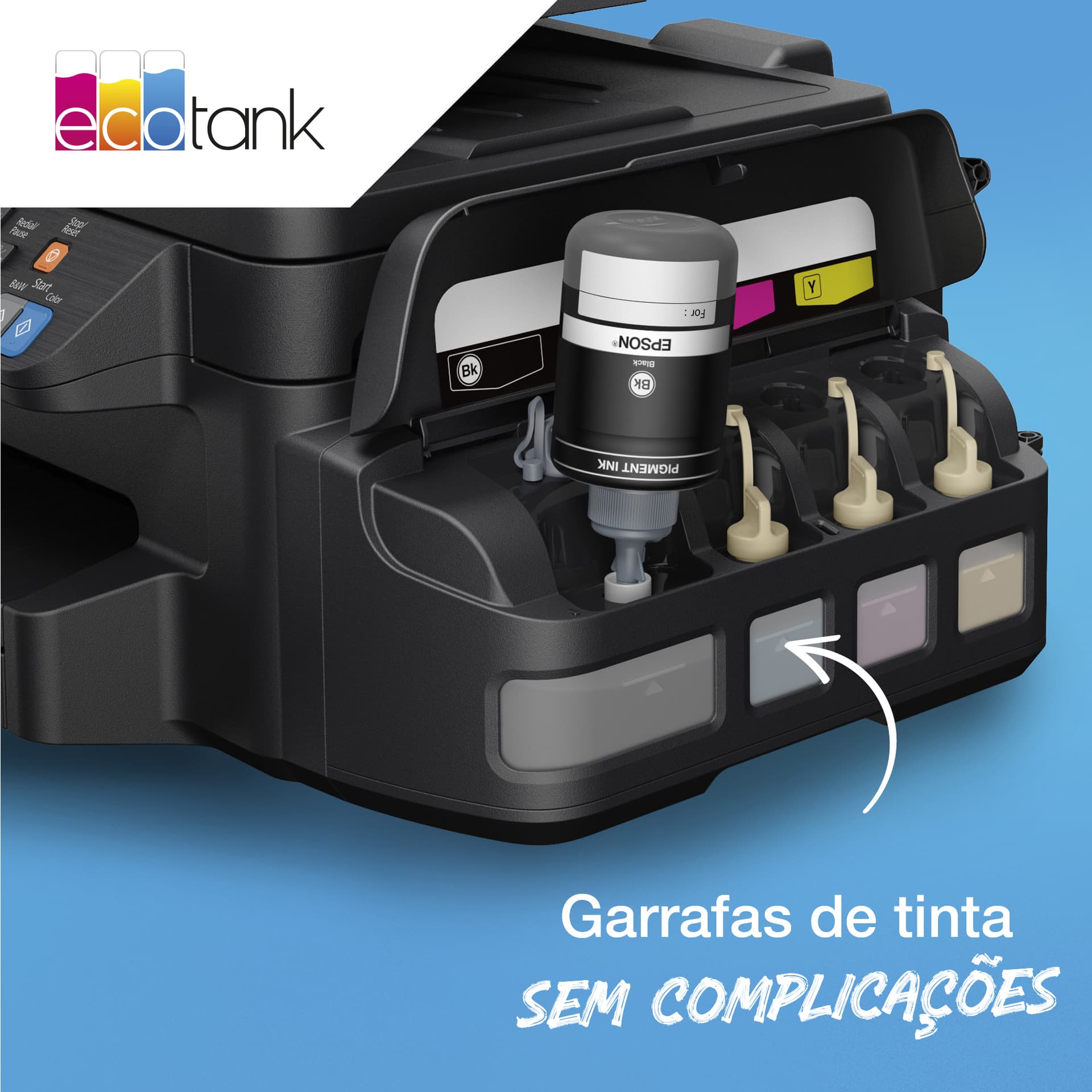 Epson Garrafa de tinta Amarelo EcoTank 664, miniatura 3