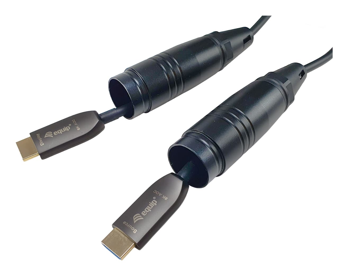 Equip 119422 Cabo blindado ótico ativo HDMI 2.1, 50m, 8K/60Hz, 4K/120Hz, 48Gbps, miniatura 6