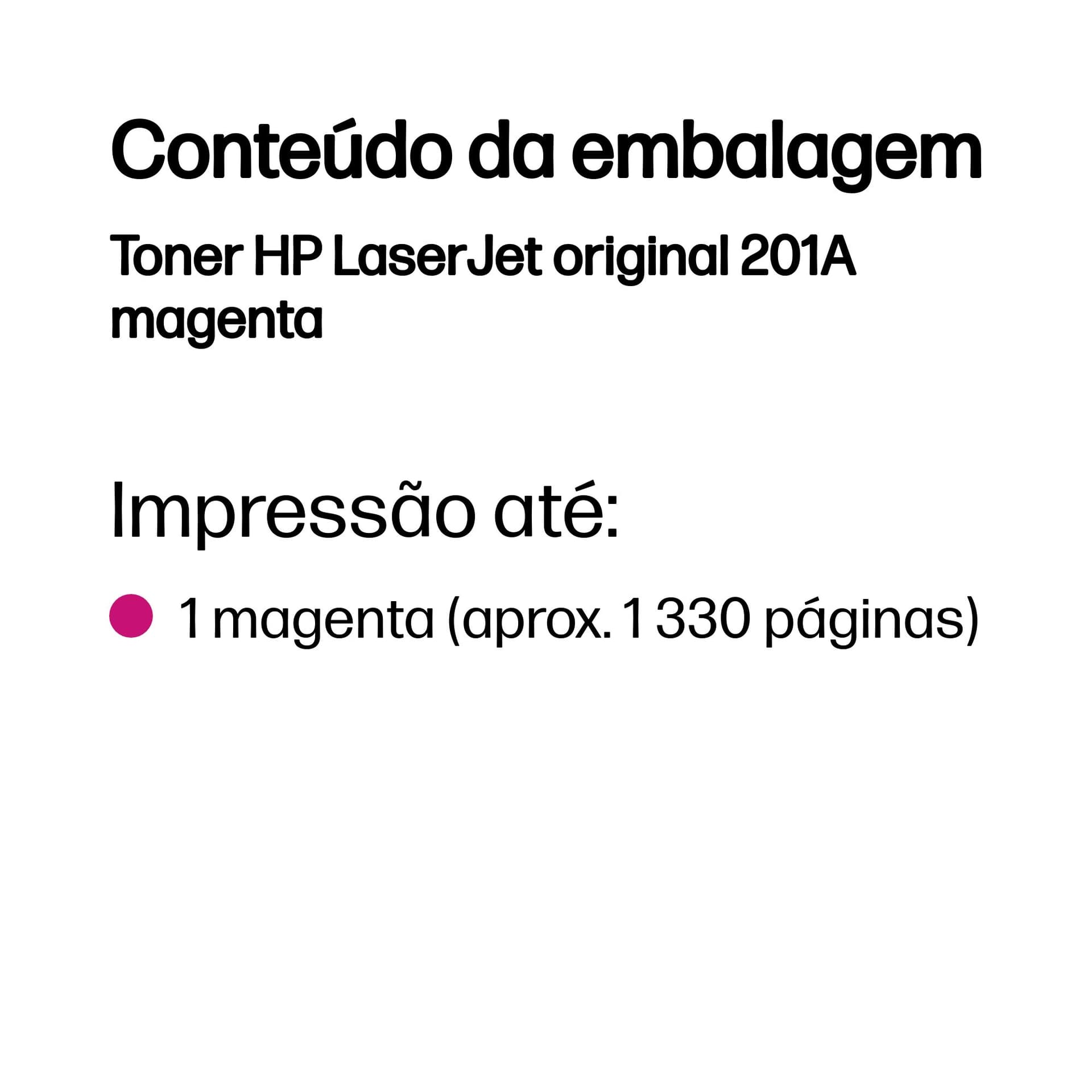 HP Toner LaserJet original 201A magenta, miniatura 2