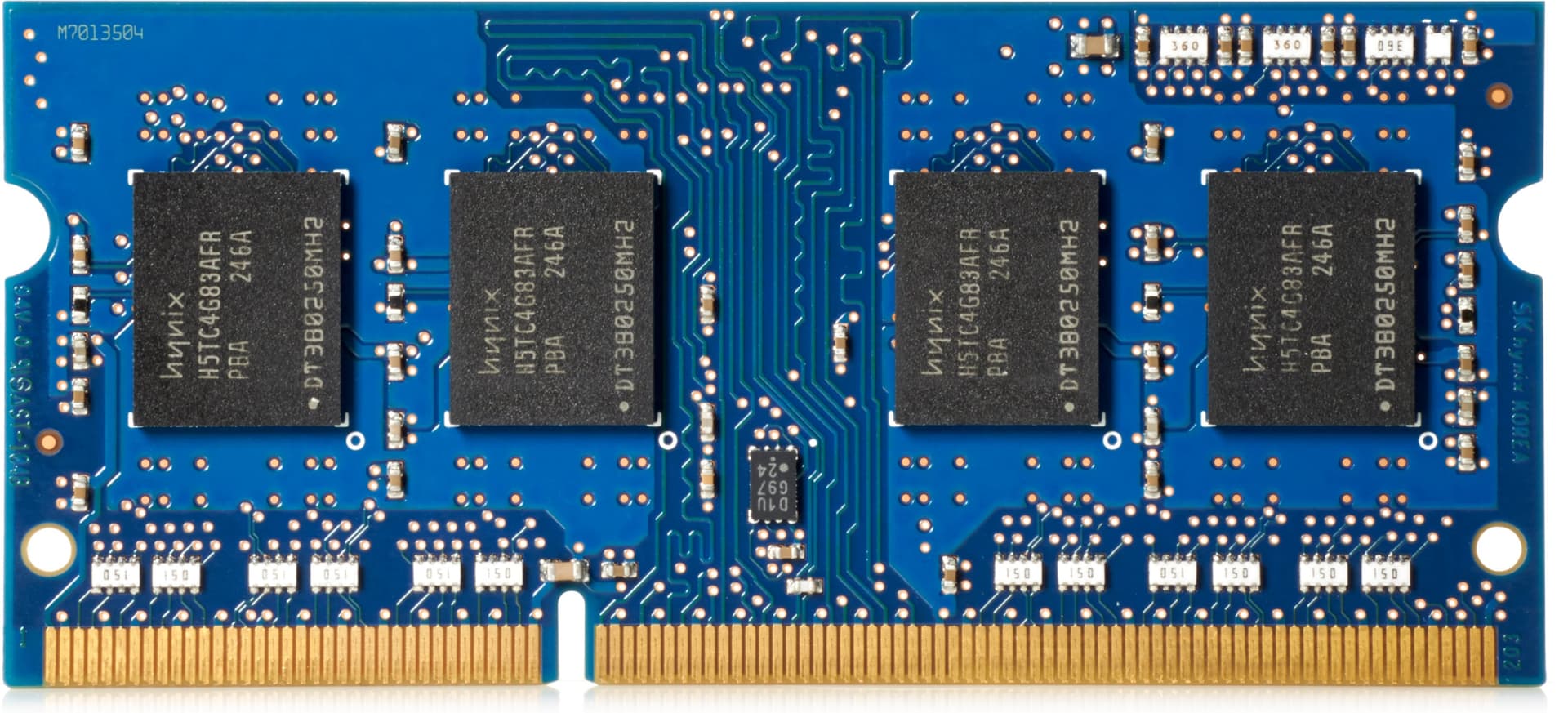 HP DDR3 SODIMM 1 GB x32 144 pinos (800 MHz), miniatura 1
