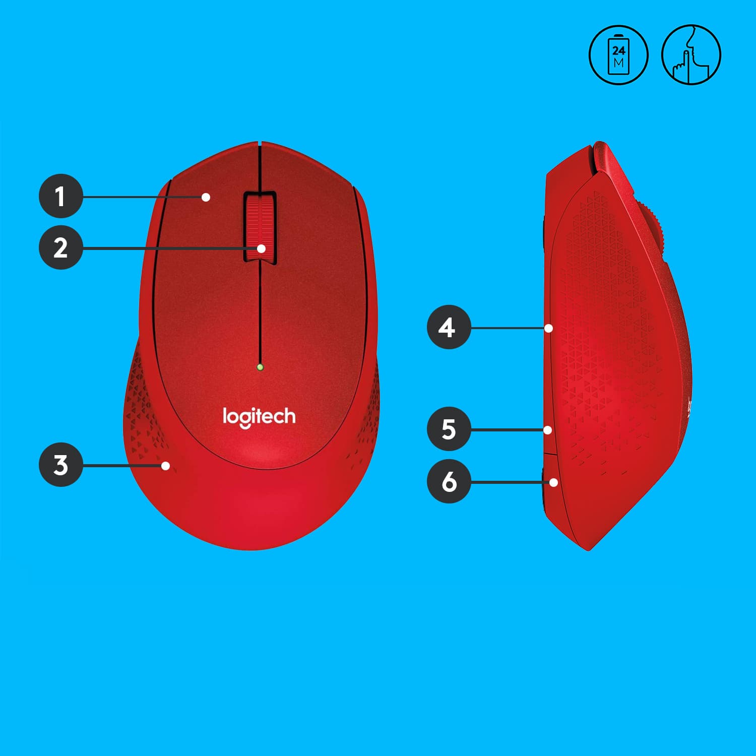 Logitech M330 SILENT PLUS, miniatura 1