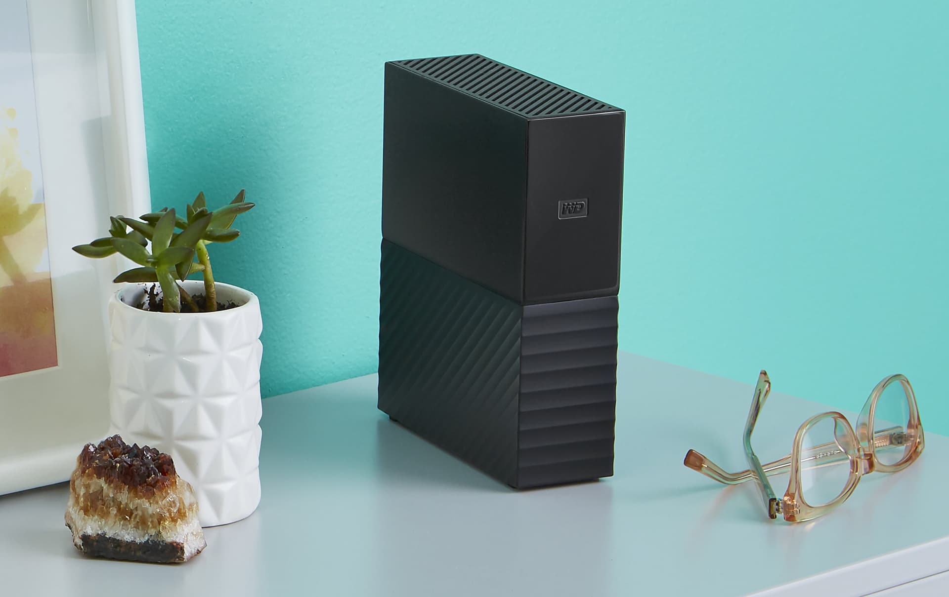 WD My Book WDBBGB0080HBK - Disco rígido - encriptado - 8 TB - externa (desktop) - USB 3.0 - 256-bits AES - preto, miniatura 5