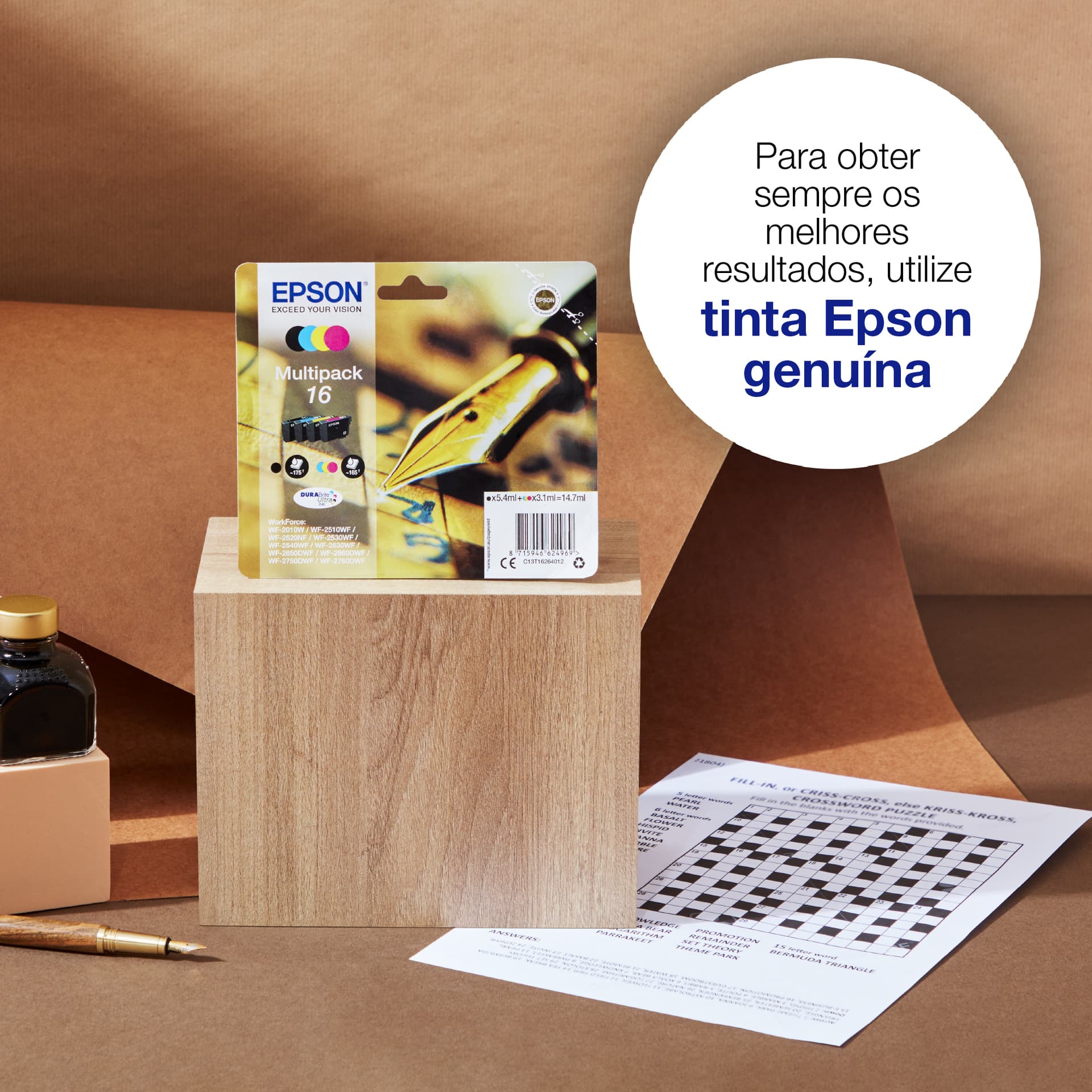 Epson Pen and crossword Multipack 4-colours 16XL DURABrite Ultra Ink, miniatura 3