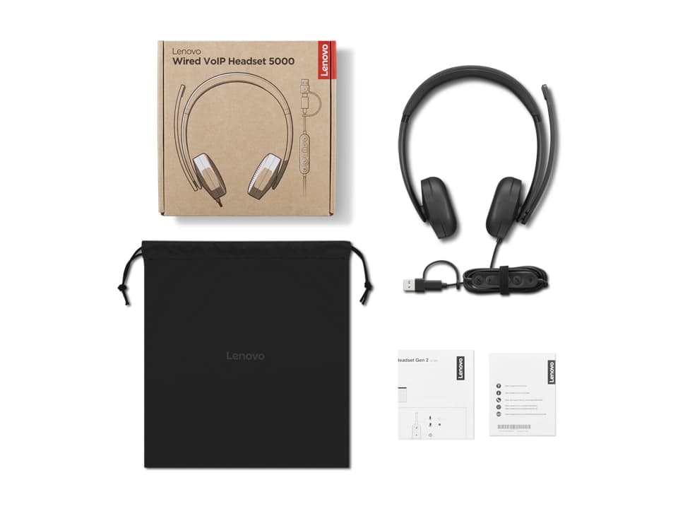 Lenovo VoIP Headset 5000, miniatura 9