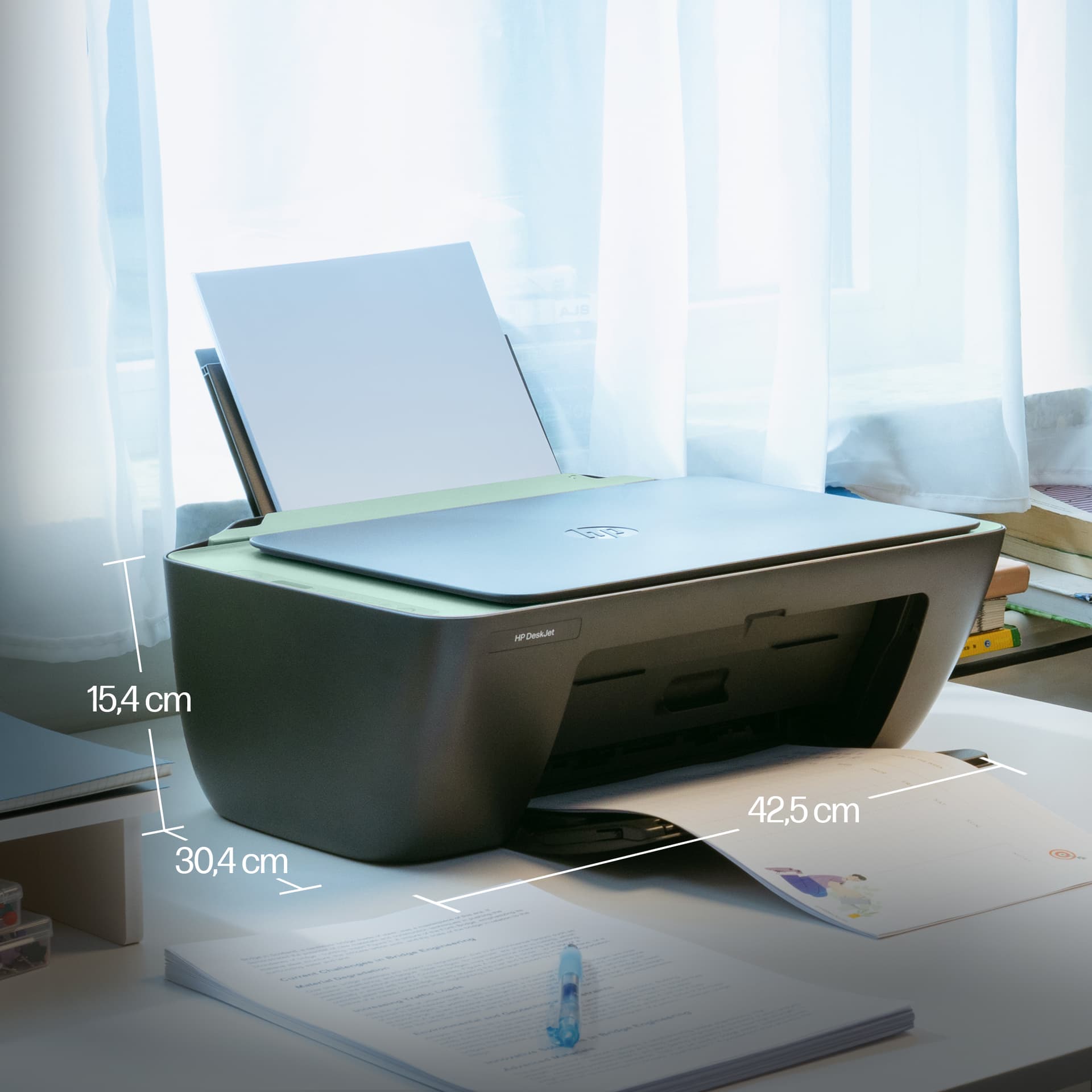 HP DeskJet 2923 Sem fios All-in-One Cor Impressora, Instant Ink, miniatura 4